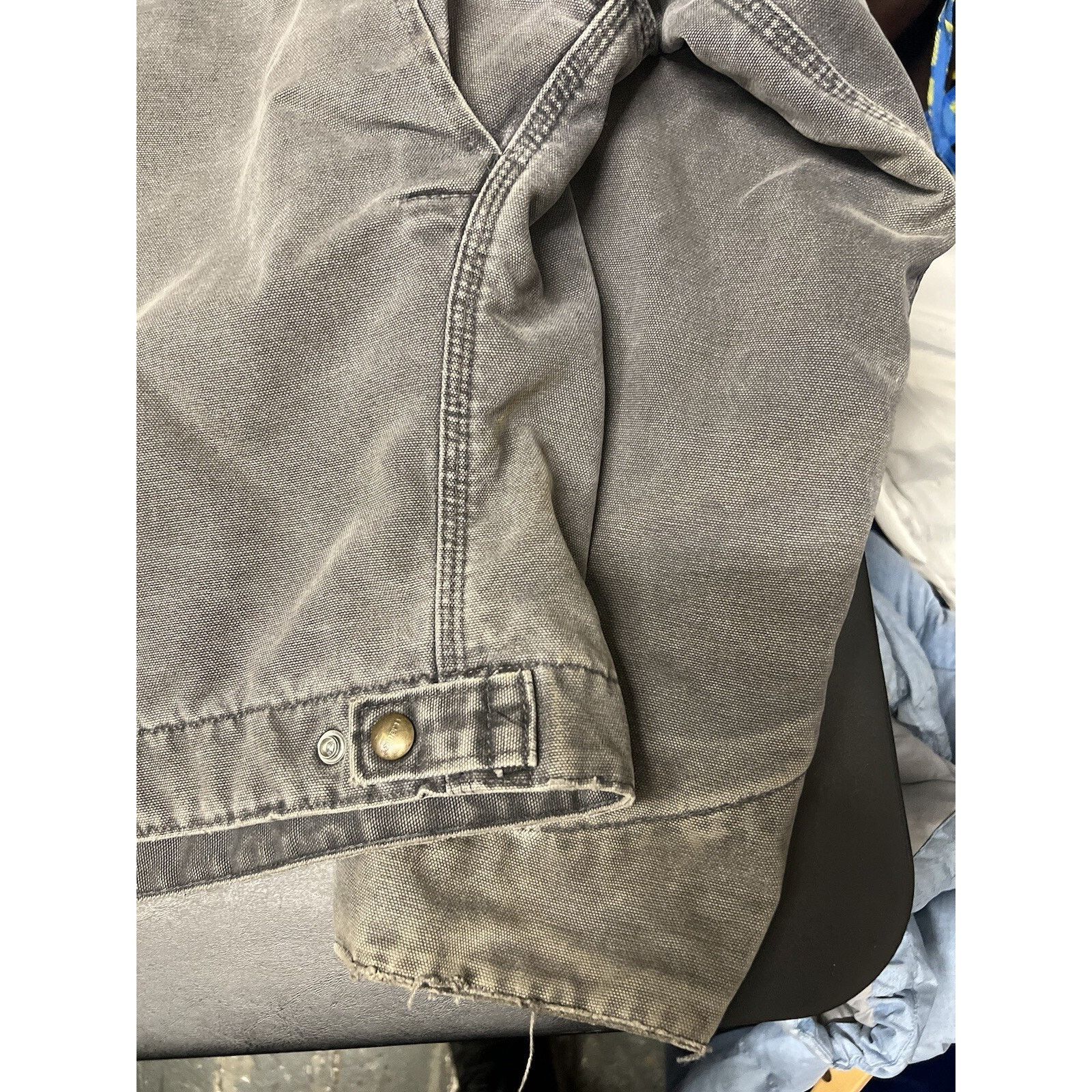 Carhartt Carhartt Detroit Jacket J97 PTL Stone Grey Size XXL Y2K VTG Size US XXL / EU 58 / 5 - 19 Thumbnail