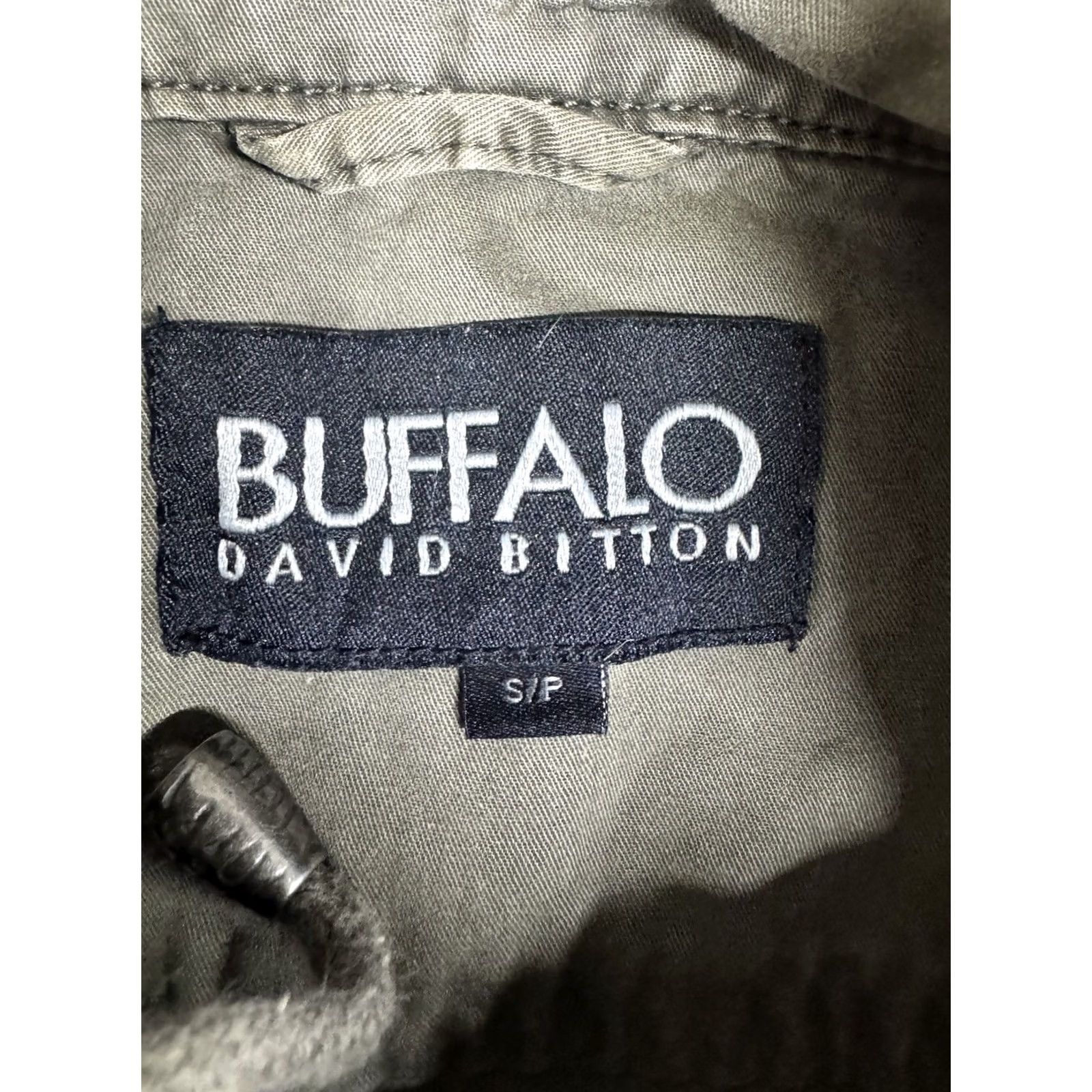 Buffalo David Bitton VINTAGE? No — Buffalo by David Bitton Military Parka Hooded Jacket Army Green Women’s Small Jacket Size S / US 4 / IT 40 - 6 Thumbnail