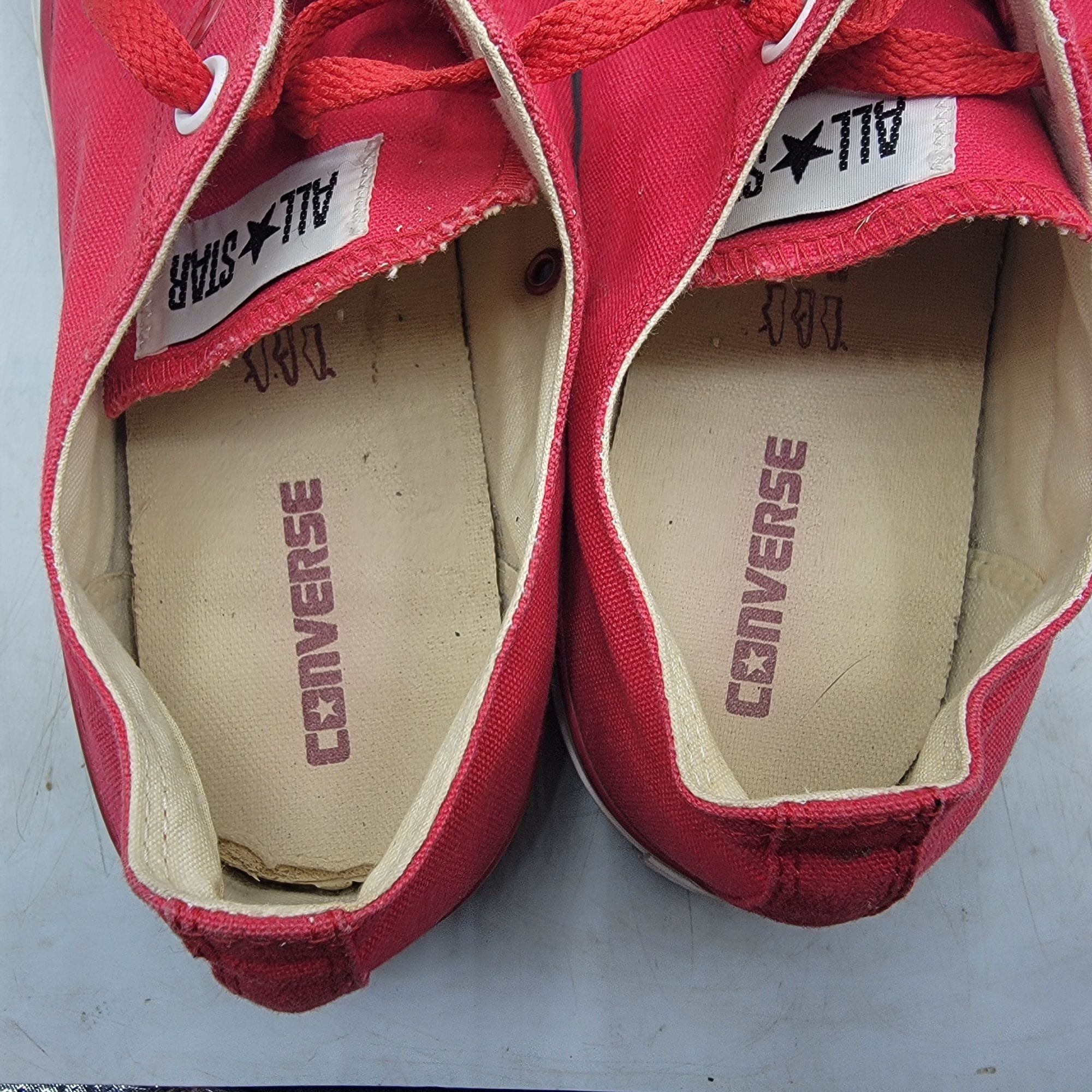 Converse Converse All Star Mens 13 Red Sneaker Shoes Casual Walking O Size US 13 / EU 46 - 6 Thumbnail