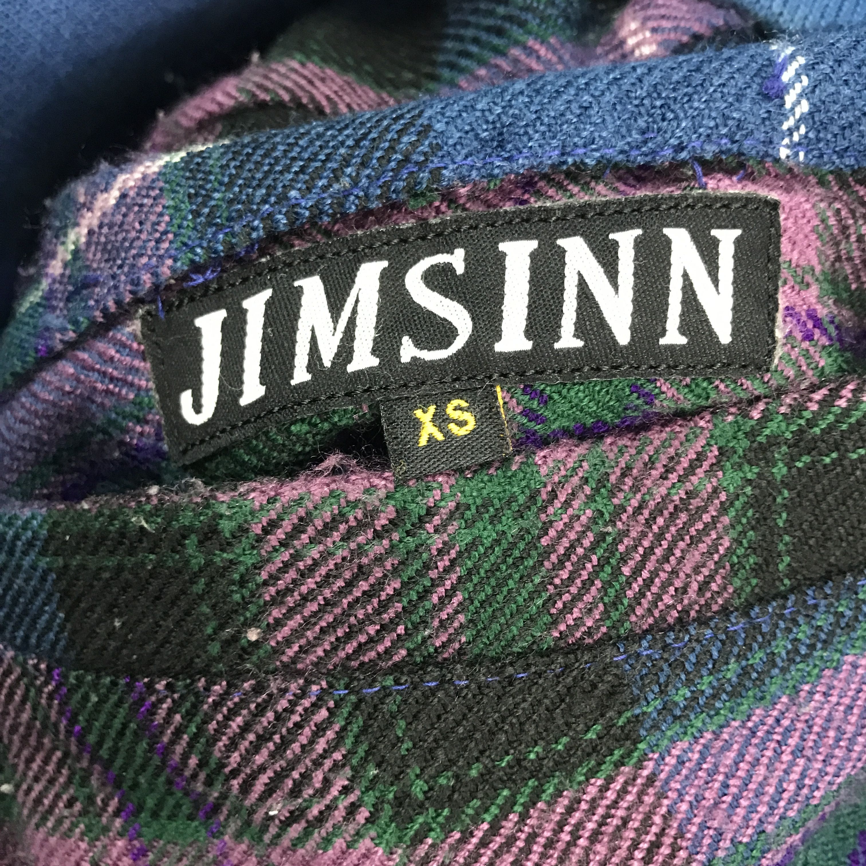 Japanese Brand × Vintage Vintage Jimsinn leather collar Jacket Size US XS / EU 42 / 0 - 9 Thumbnail