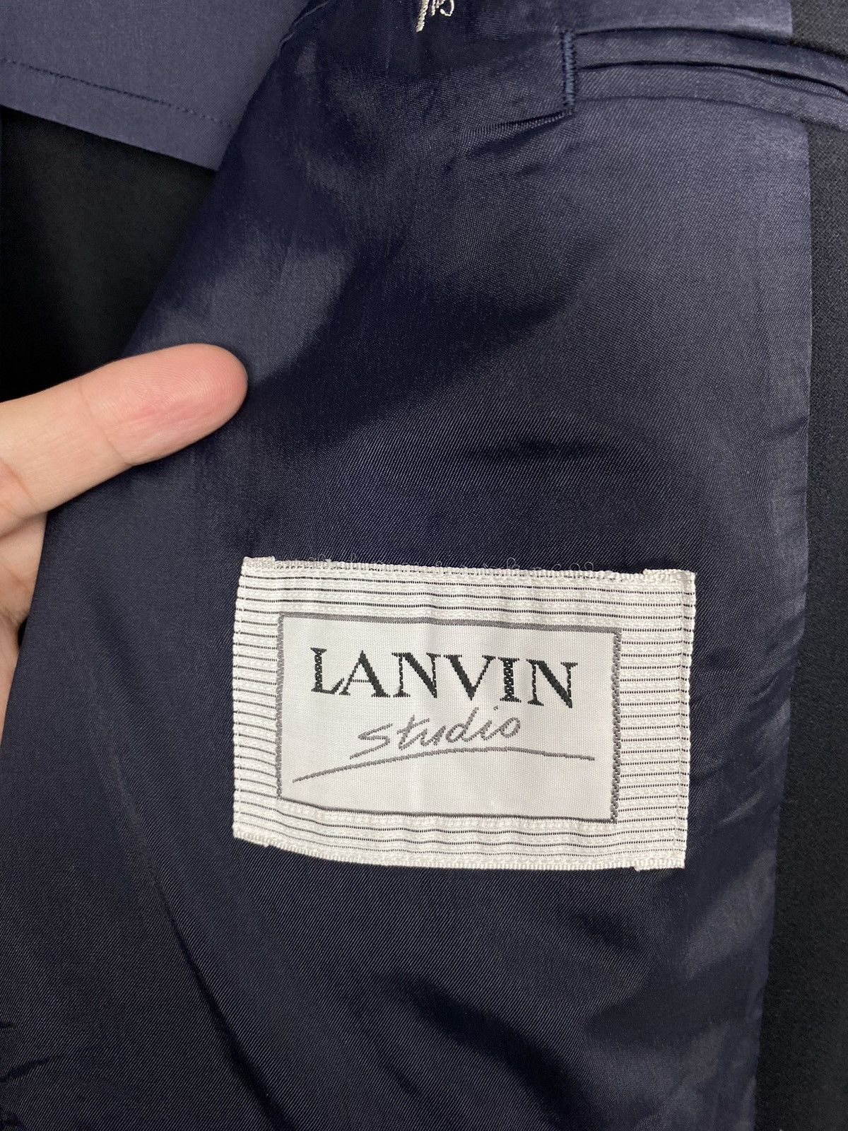 Lanvin Rare‼️ Vintage Lanvin Studio Double Breasted Blazer Japan Size US M / EU 48-50 / 2 - 5 Thumbnail