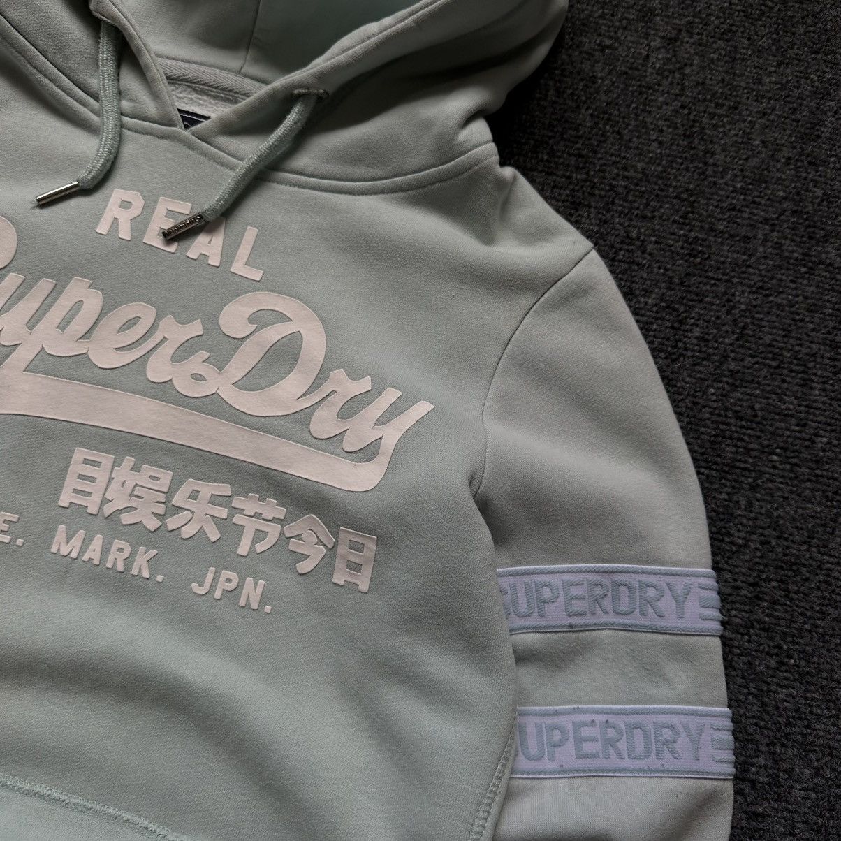 Superdry VTG Superdry Women’s Hoodie Big Logo Size S Distressed 00s Size S / US 4 / IT 40 - 9 Thumbnail
