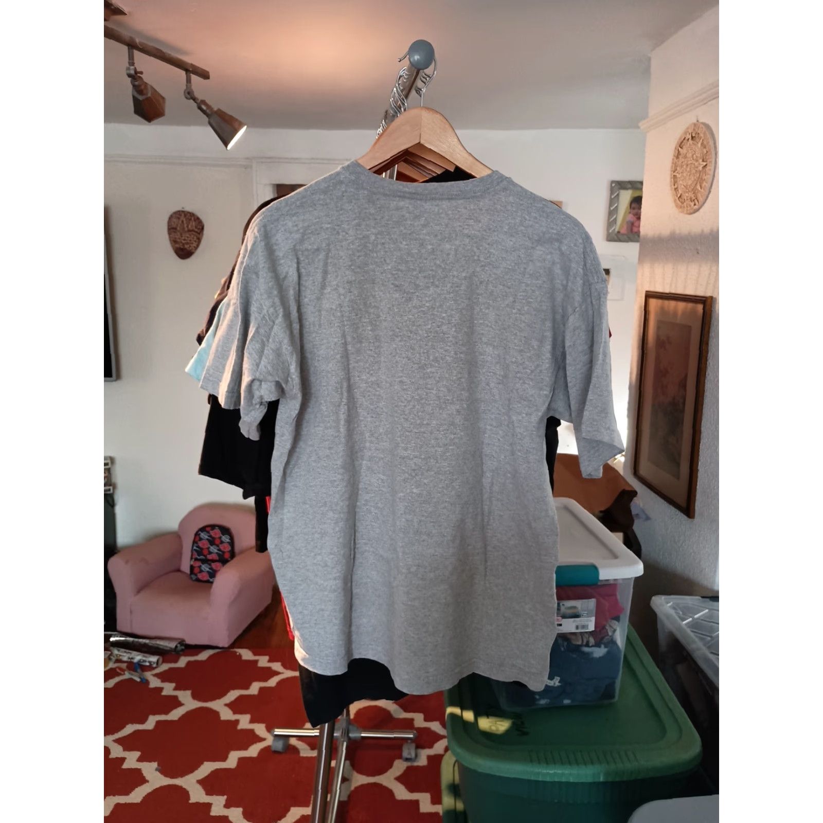 Vintage VINTAGE Bayside T-Shirt USA Made Gray Fly Fight Win Men L Shirt Mens Size US L / EU 52-54 / 3 - 4 Thumbnail