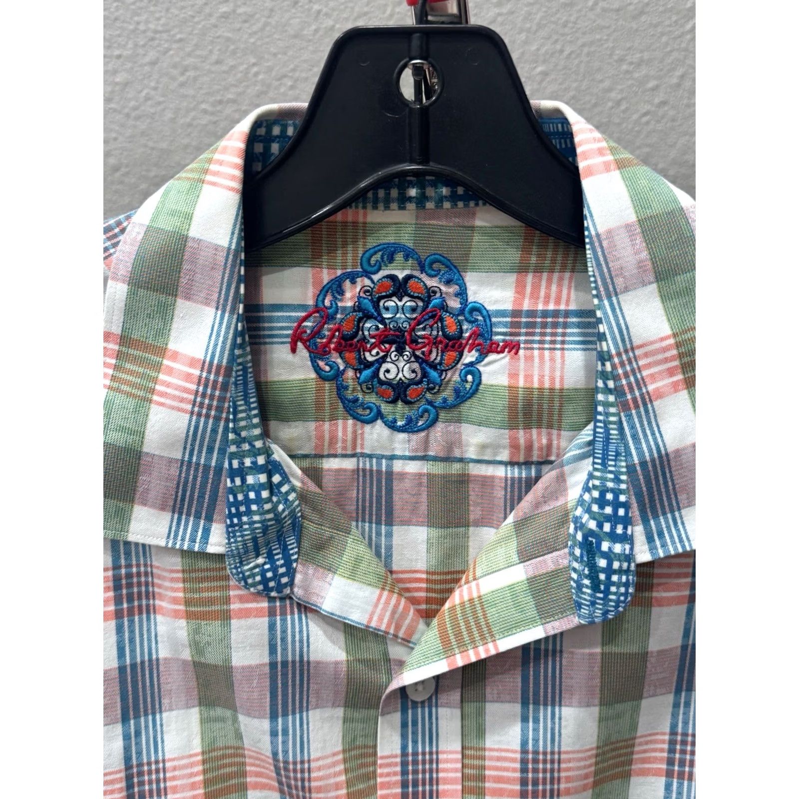 Robert Graham Robert Graham Plaid LONG SLEEVE SHIRT Large L Multicolor Men’s 16.5 x 34/35 Shirt Size US L / EU 52-54 / 3 - 4 Thumbnail
