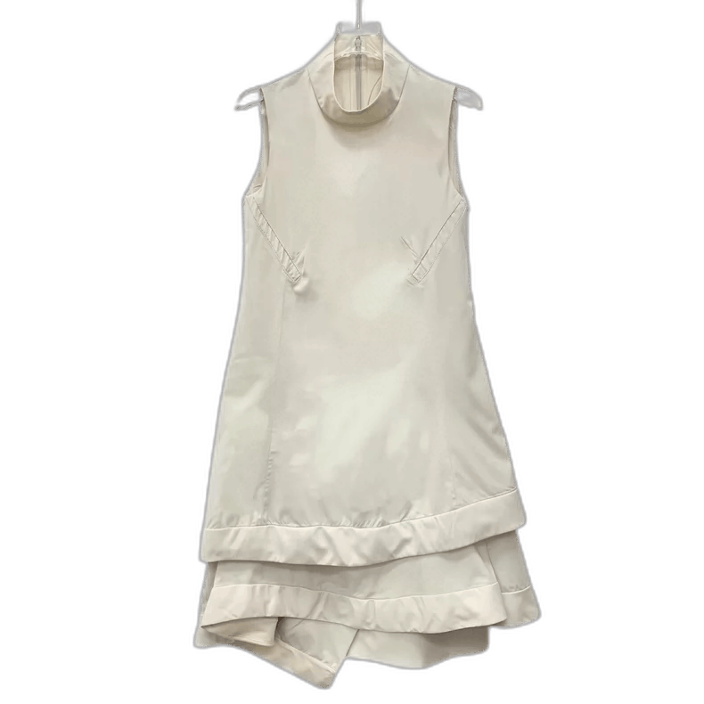 Celine Celine Irregular Design Sleeveless Wool Dress-yf Size M / US 6-8 / IT 42-44 - 1 Thumbnail