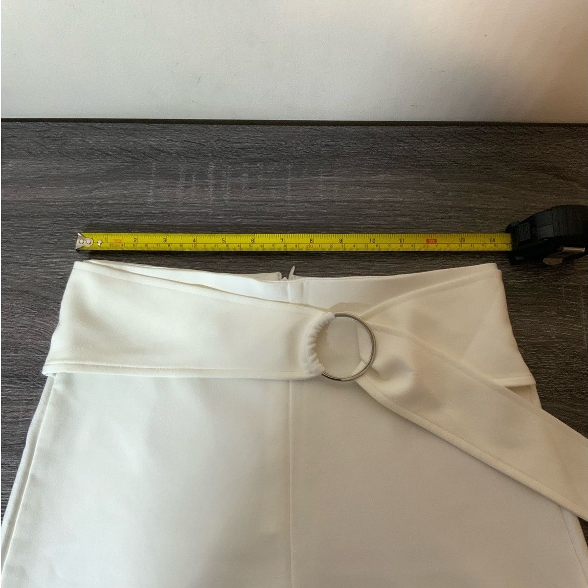 Forever 21 Forever 21 Mid Rise Wide Leg with Buckle Belt Dress Pants M Size 30" / US 8 / IT 44 - 5 Thumbnail