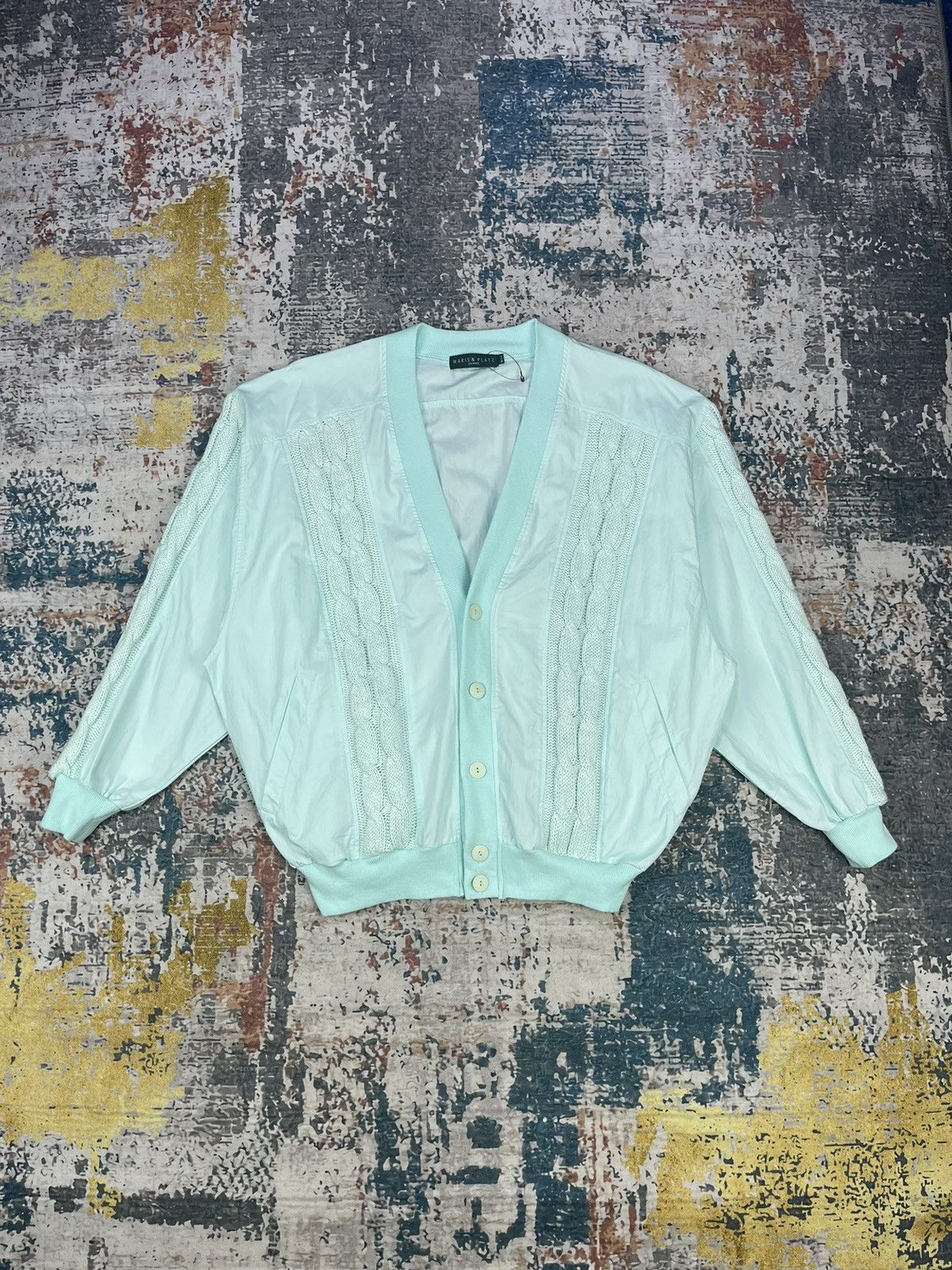 Vintage Marien Platz Homme Button Up Cable Knit Cardigan Size US M / EU 48-50 / 2 - 1 Thumbnail