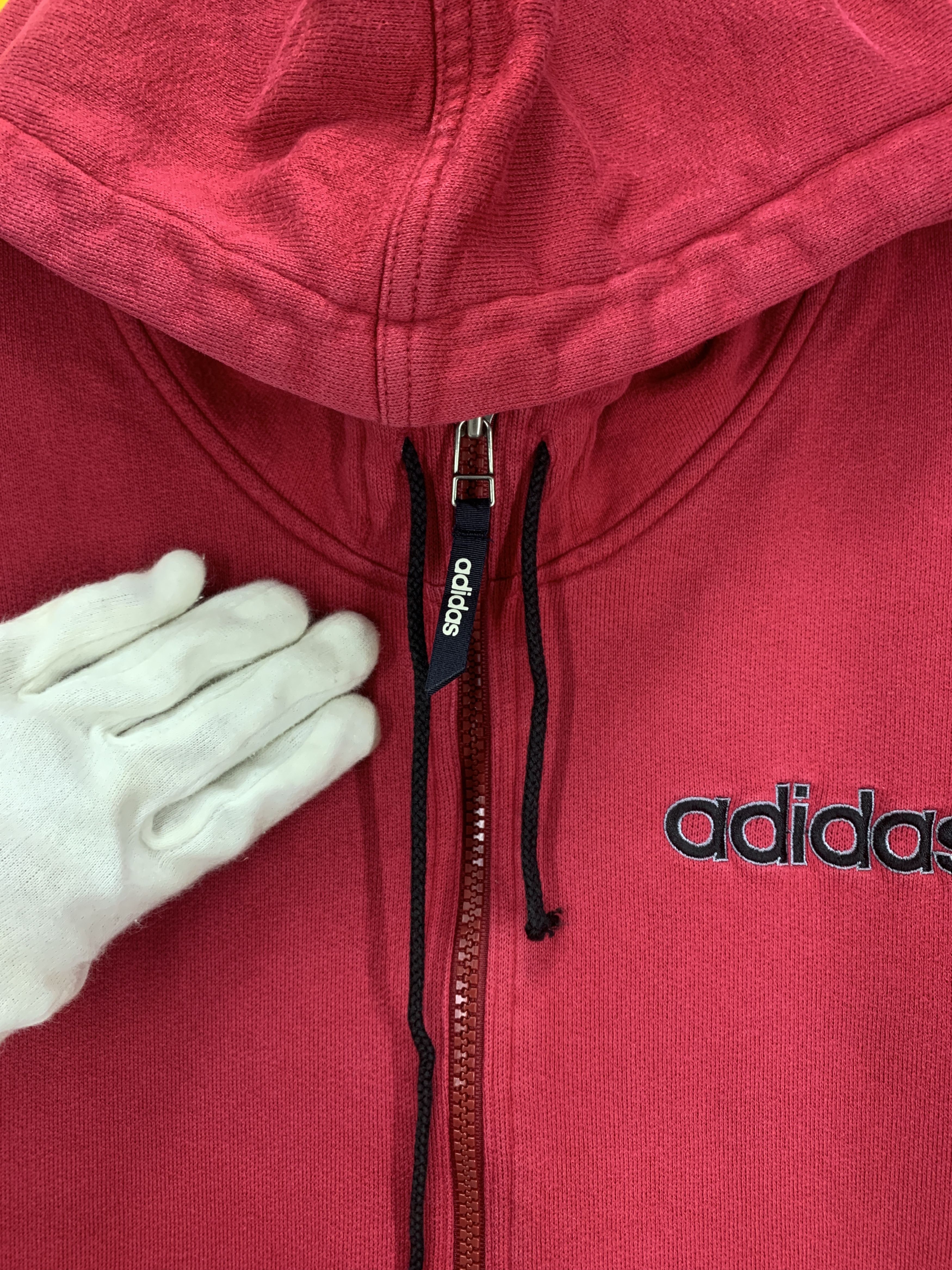 Adidas 90s Vintage ADIDAS TRIFOIL Zipper Hoodie #2064/15 Size US M / EU 48-50 / 2 - 3 Thumbnail