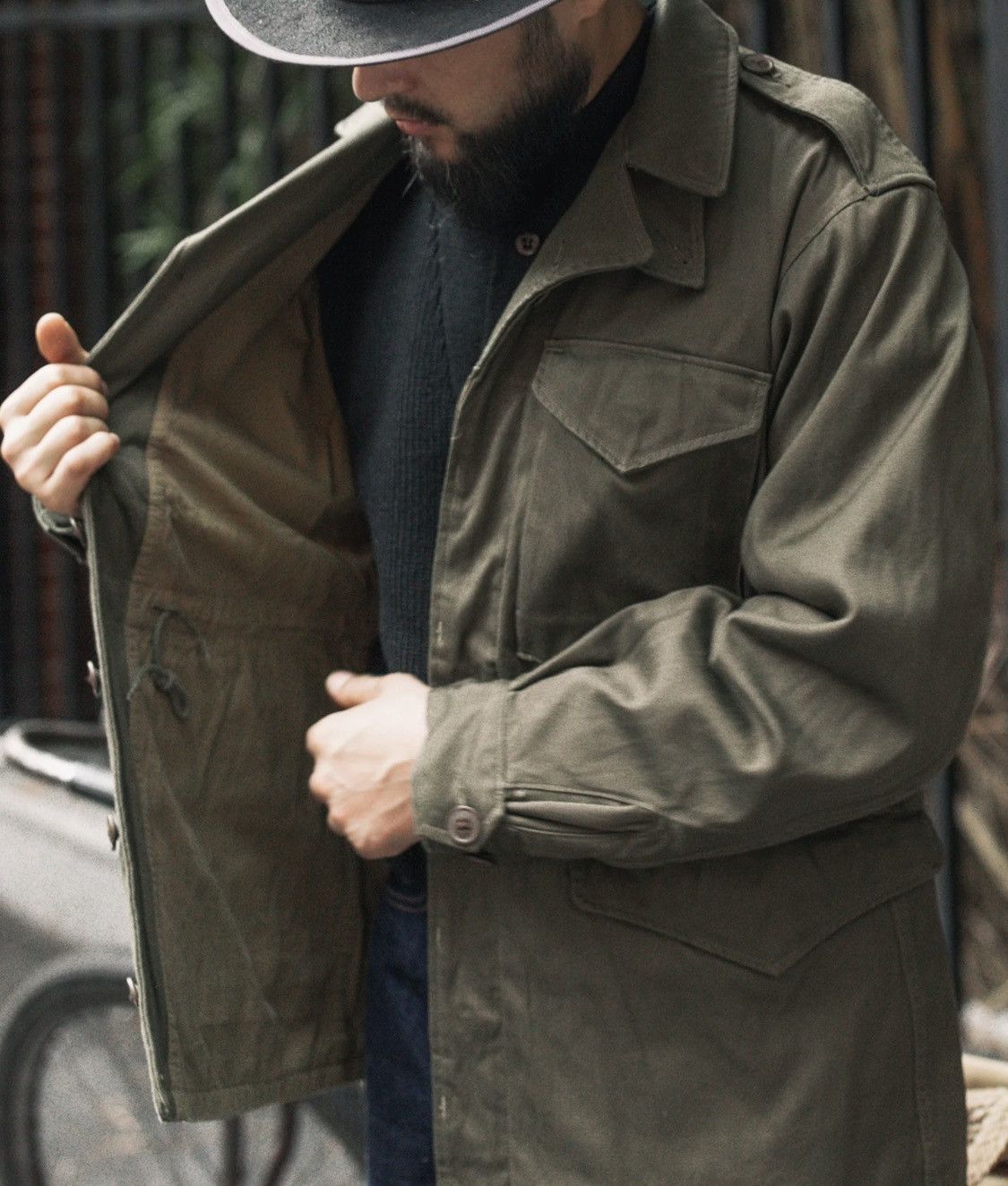 Bronson MFG. CO. Bronson Mfg.co US Army M-1943 Field Jacket(olive)size40 Size US L / EU 52-54 / 3 - 5 Thumbnail