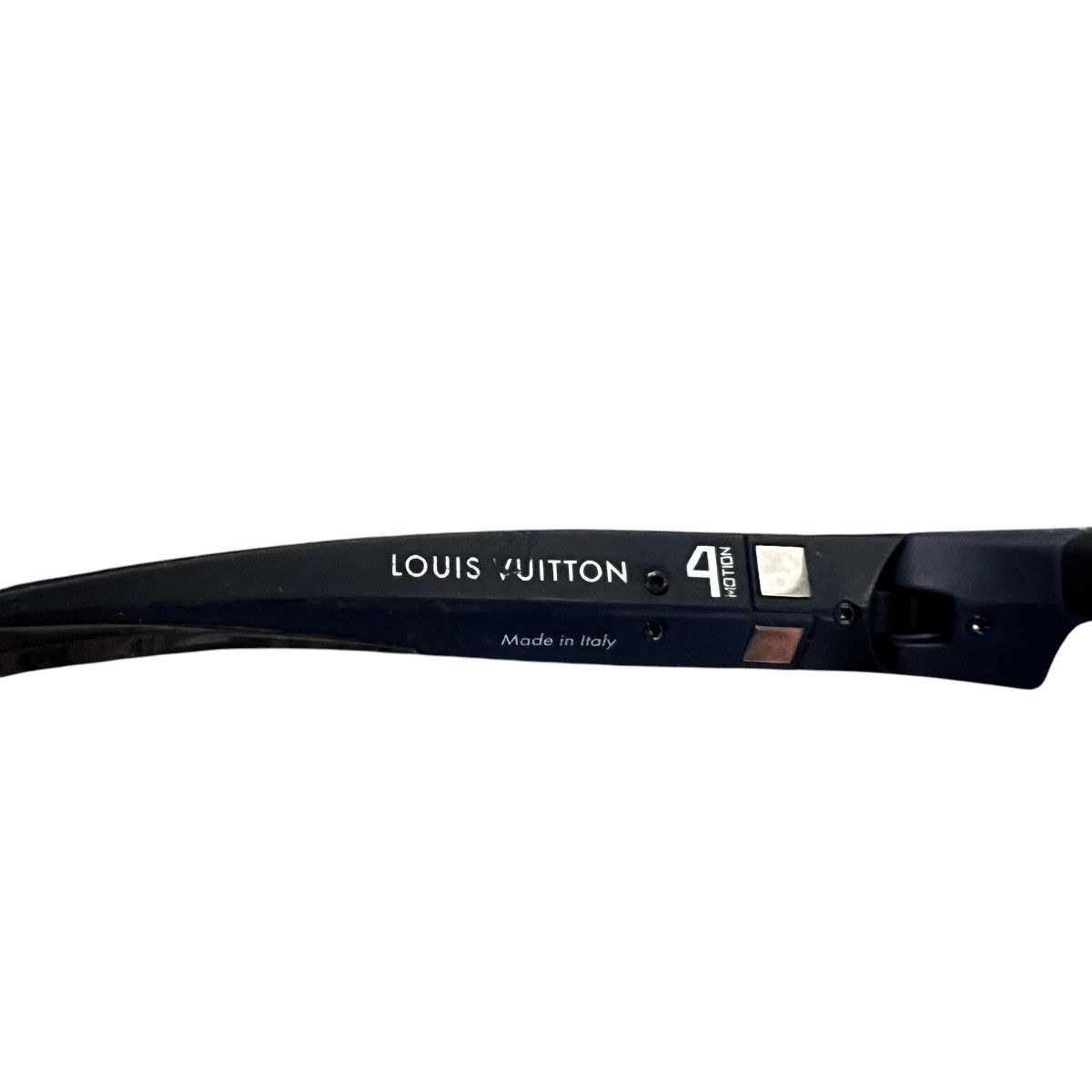 Louis Vuitton LOUIS VUITTON LV4 Motion Sunglasses Damier Pattern Lenses Size ONE SIZE - 6 Thumbnail