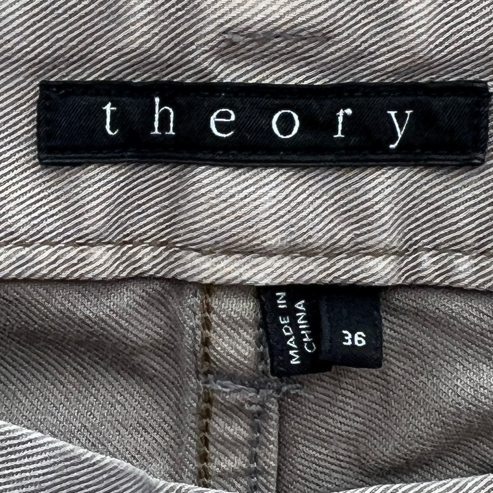 Theory Theory Denim Jeans Neutral Button Crotch Size US 36 / EU 52 - 3 Thumbnail