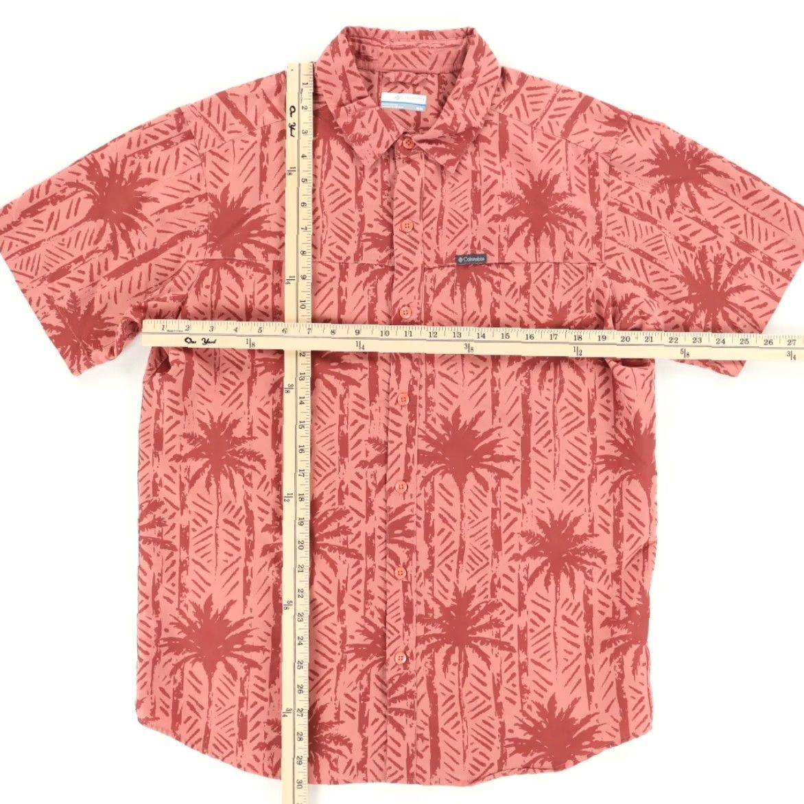 Vintage Columbia Camp Floral Button Up Shirt Red M Men Shirt Size US M / EU 48-50 / 2 - 3 Thumbnail