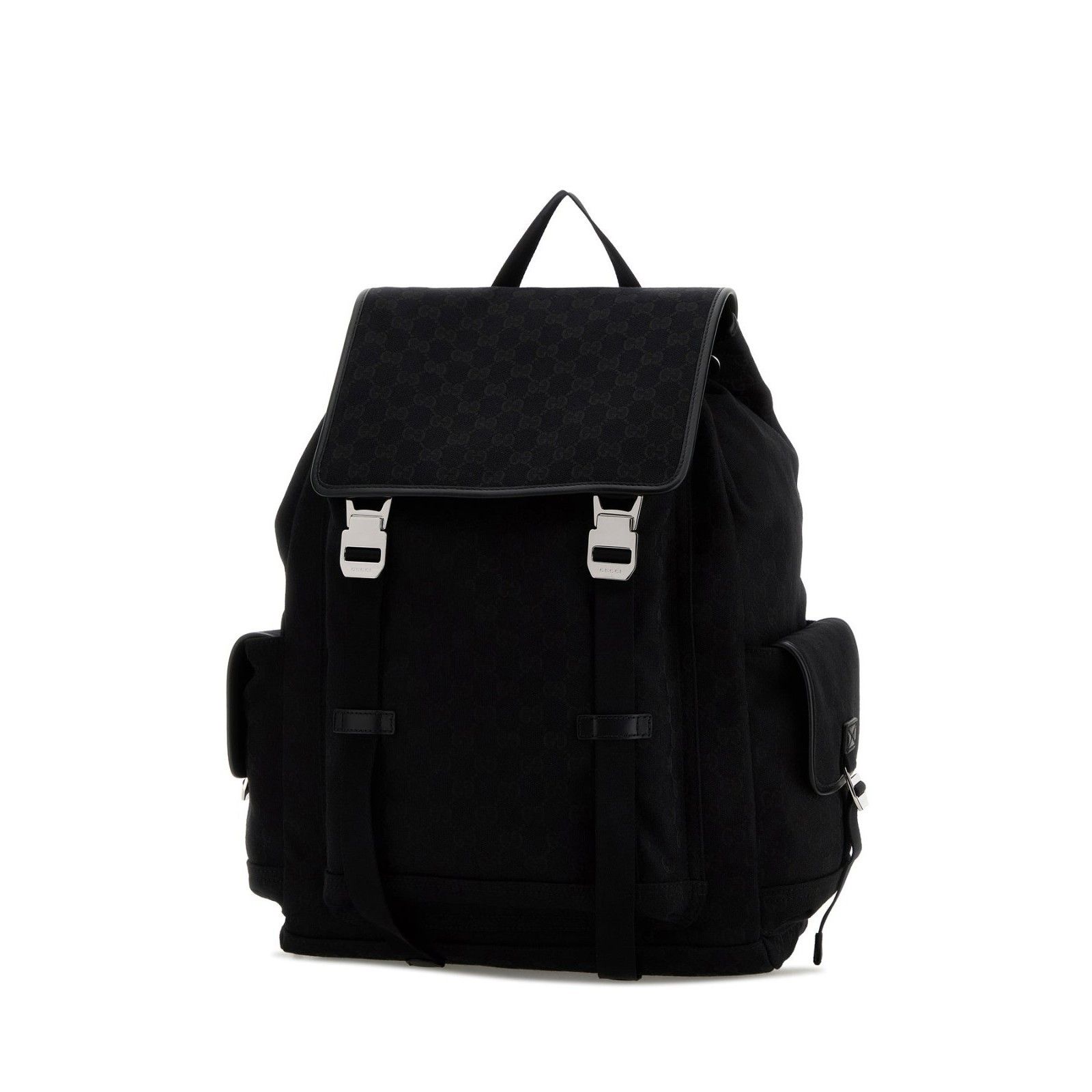 Gucci GUCCI Black GG Canvas Backpack New & Authentic Size ONE SIZE - 2 Thumbnail