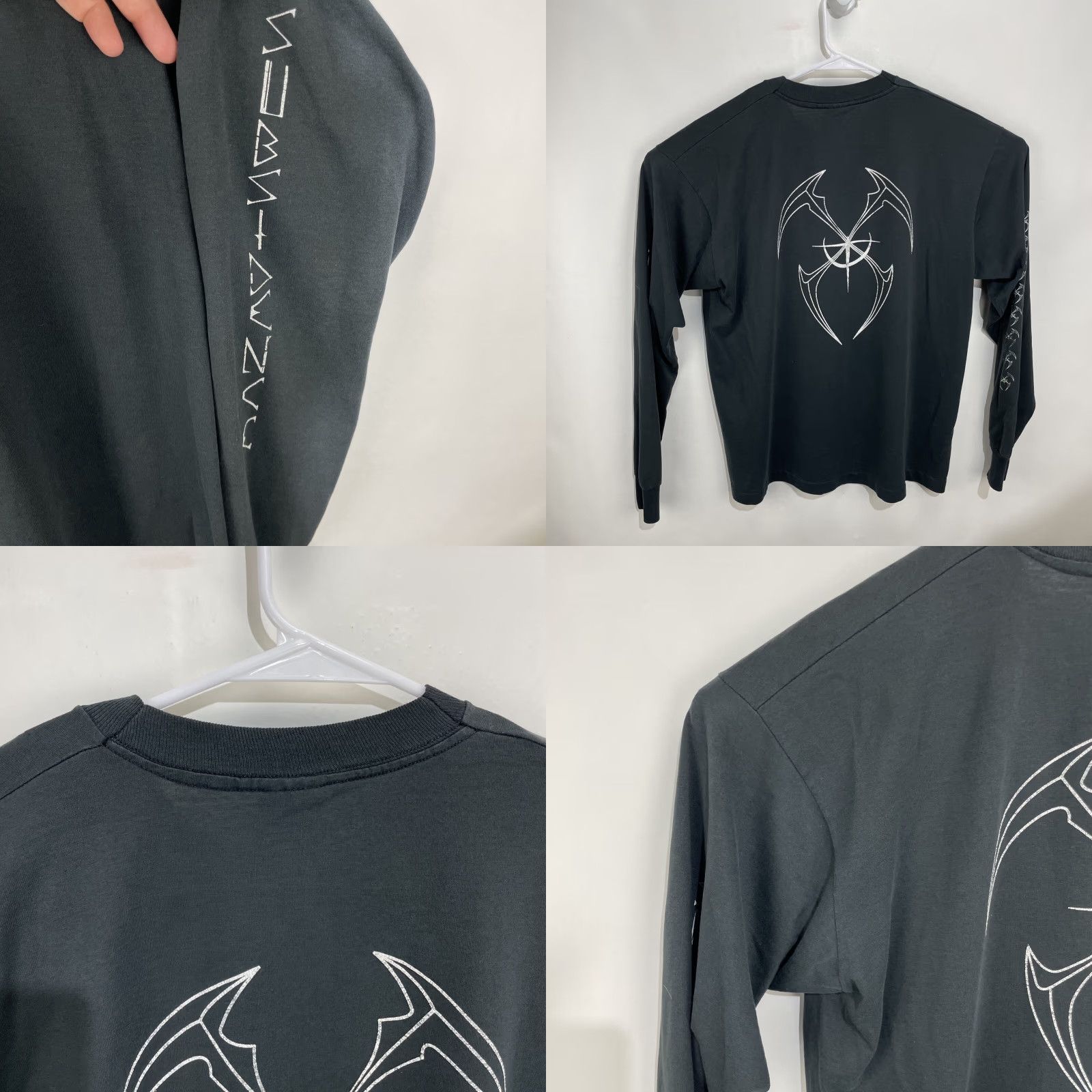 Vintage VINTAGE Subsidence Band Shirt XL Long Sleeve Thrash Death Metal Detroit Black Screen Stars Graphic Tee Men 1990s Punk Size US XL / EU 56 / 4 - 9 Thumbnail