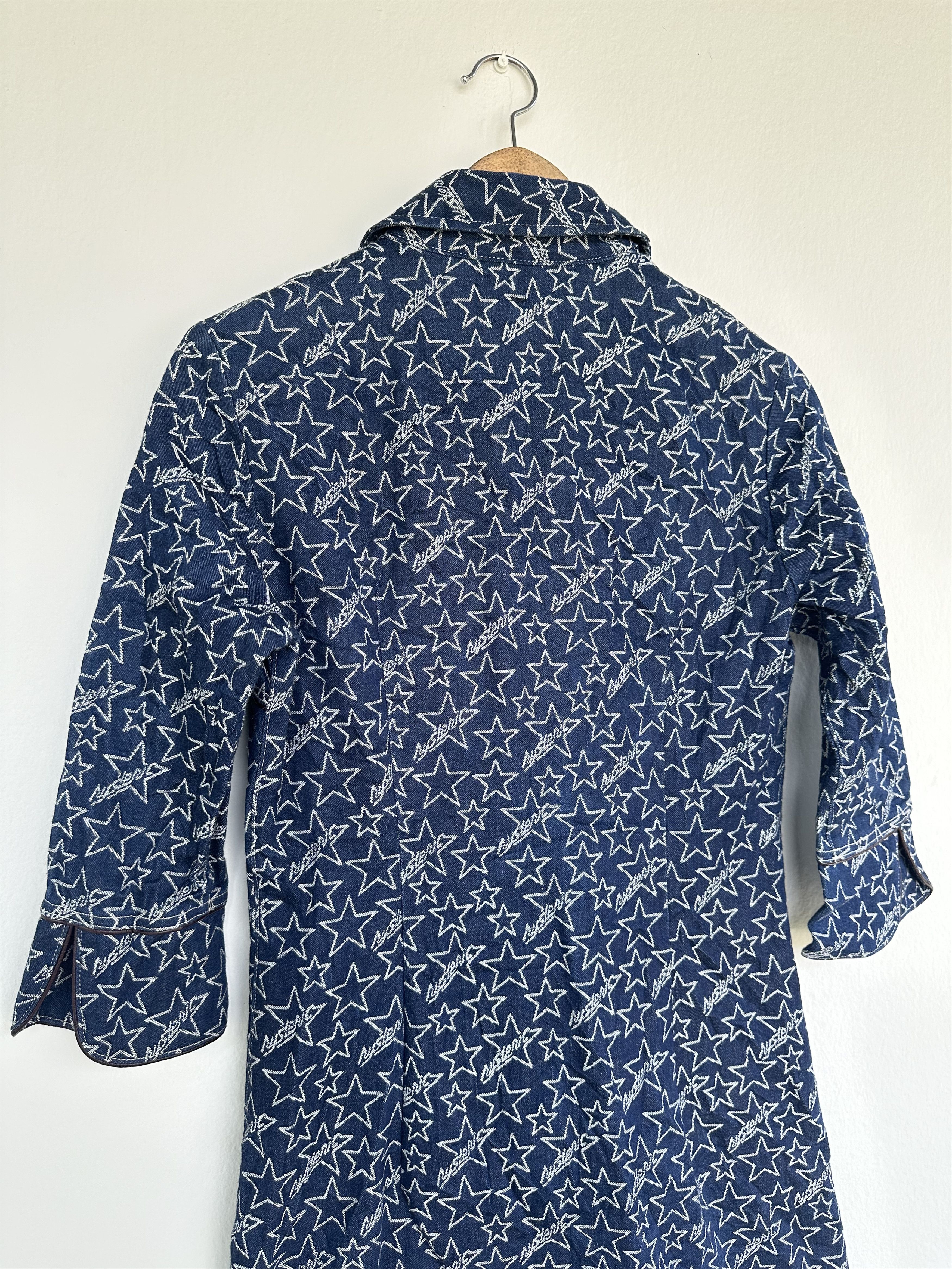 Hysteric Glamour Vintage Hysteric Glamour Full Print Long Denim Jacket Size M / US 6-8 / IT 42-44 - 9 Thumbnail