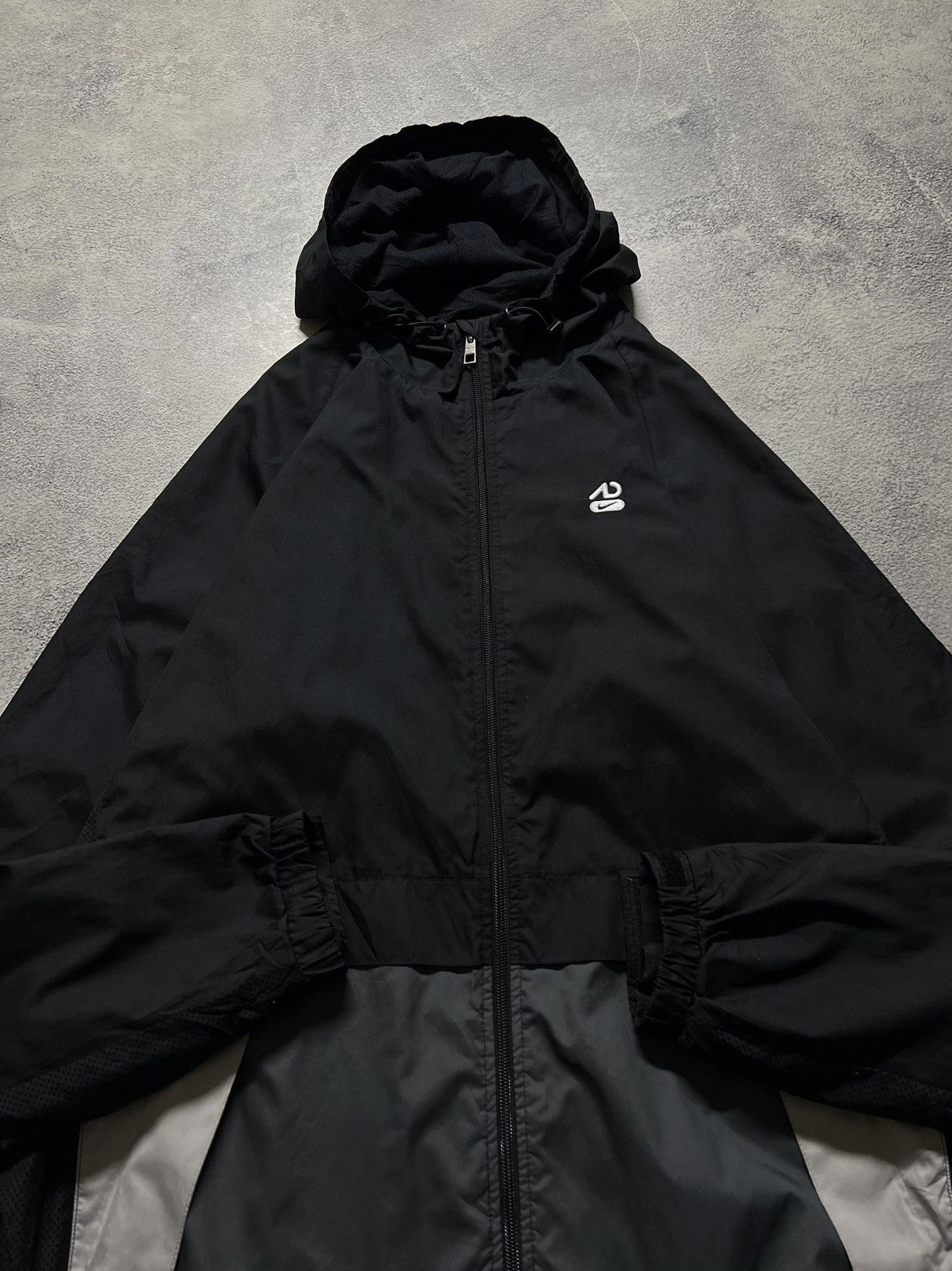 Vintage Vintage Y2k Nike AD 🖤 Nylon Mini Logo Jacket 00’s Size US XL / EU 56 / 4 - 3 Thumbnail