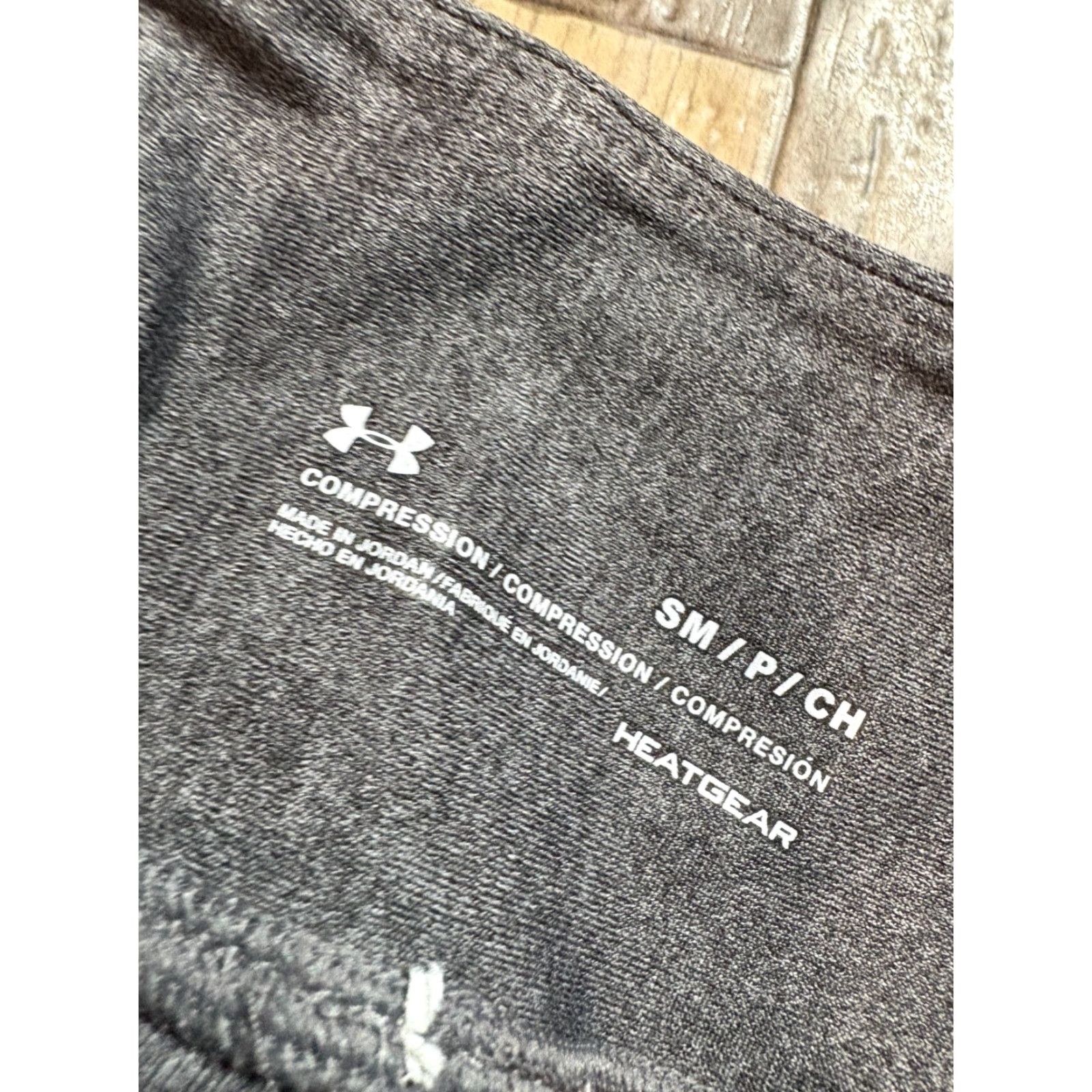 Under Armour Under Armour Compression Pants Girls S M Gray Peach Heatgear Athletic Activewear Running & Jogging Size 28" / US 6 / IT 42 - 4 Thumbnail