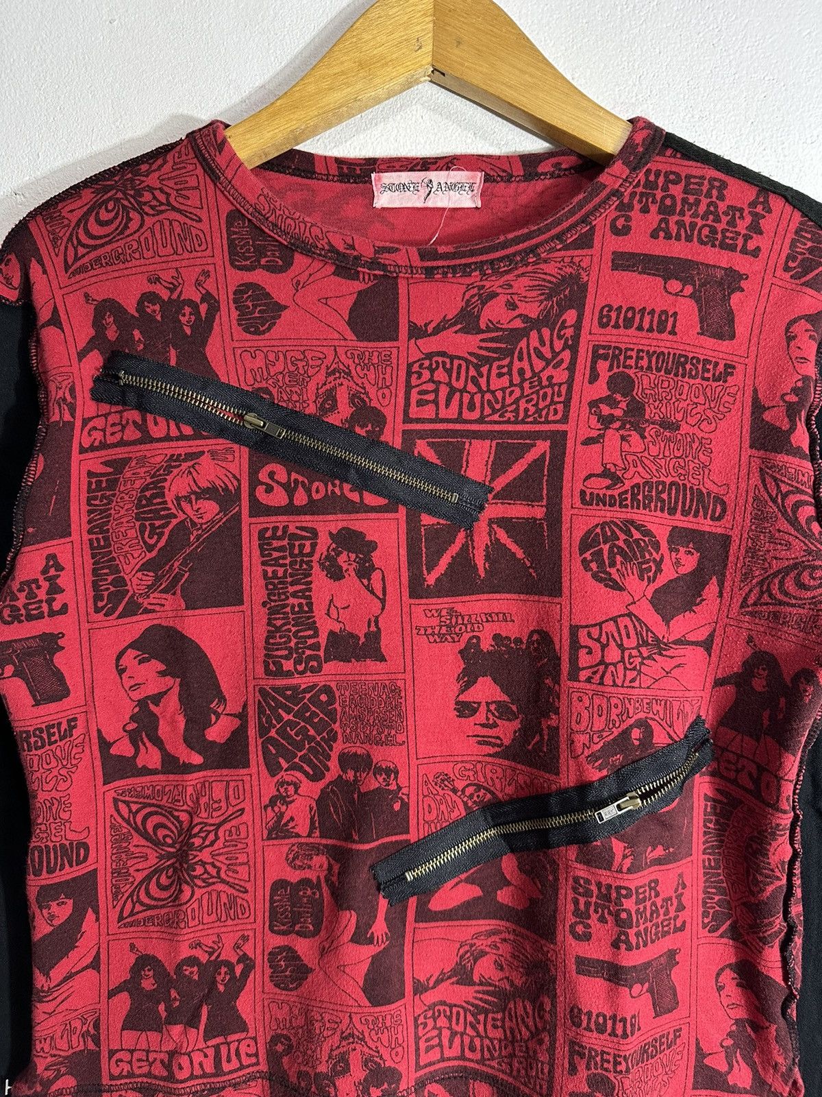 Hysteric Glamour STONE ANGEL UNDERGROUND LONG SLEEVE TEE HYSTERIC STYLE Size US M / EU 48-50 / 2 - 2 Thumbnail