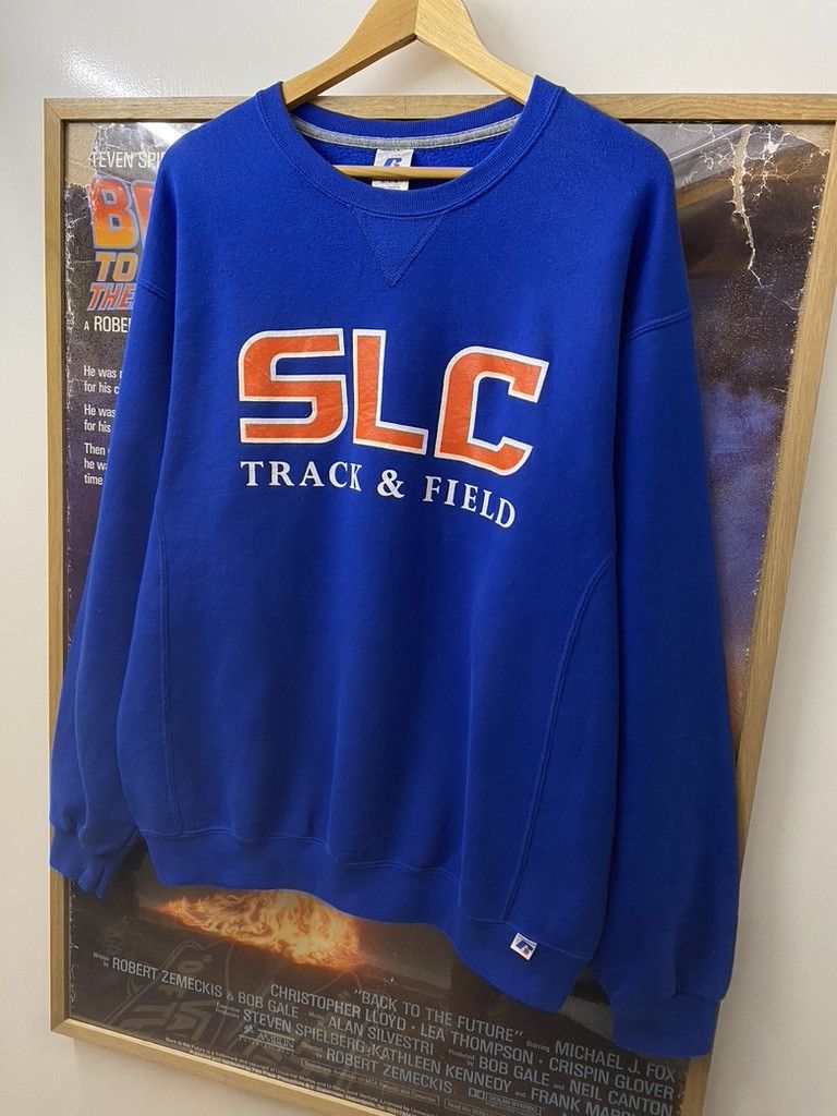 Russell Athletic Y2K Vintage SLC Track and Field Sweatshirt Size US L / EU 52-54 / 3 - 6 Thumbnail