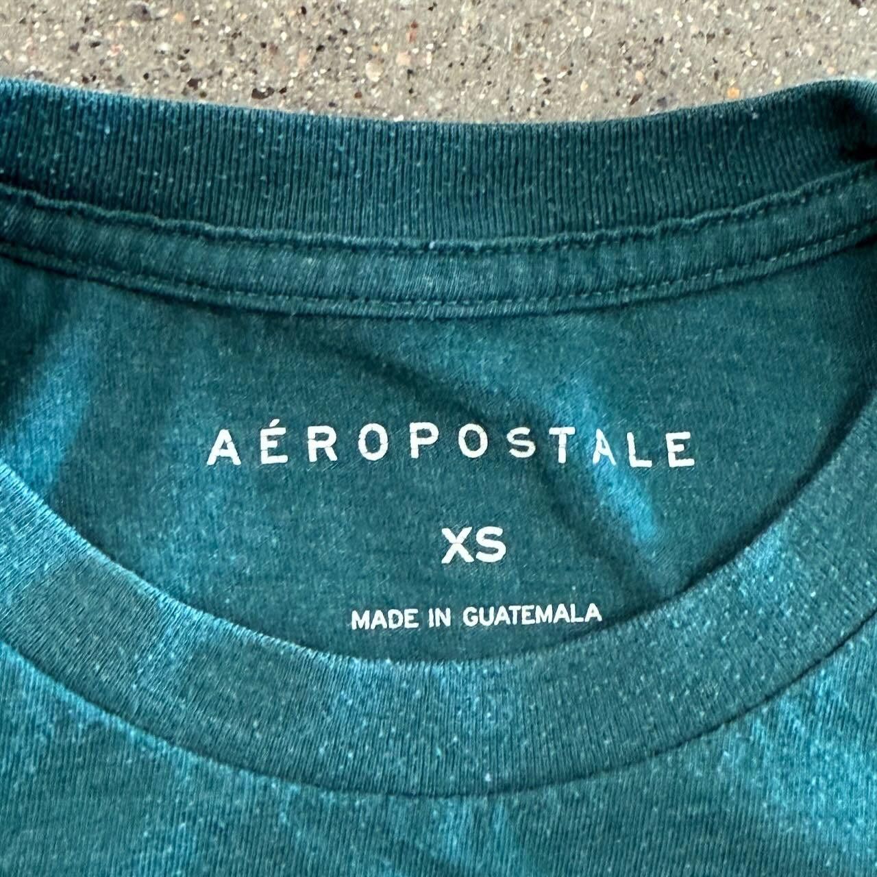 Aeropostale VTG 90s Single Stitch Aéropostale Teal Aero Tee Adult XS Size US XS / EU 42 / 0 - 4 Thumbnail