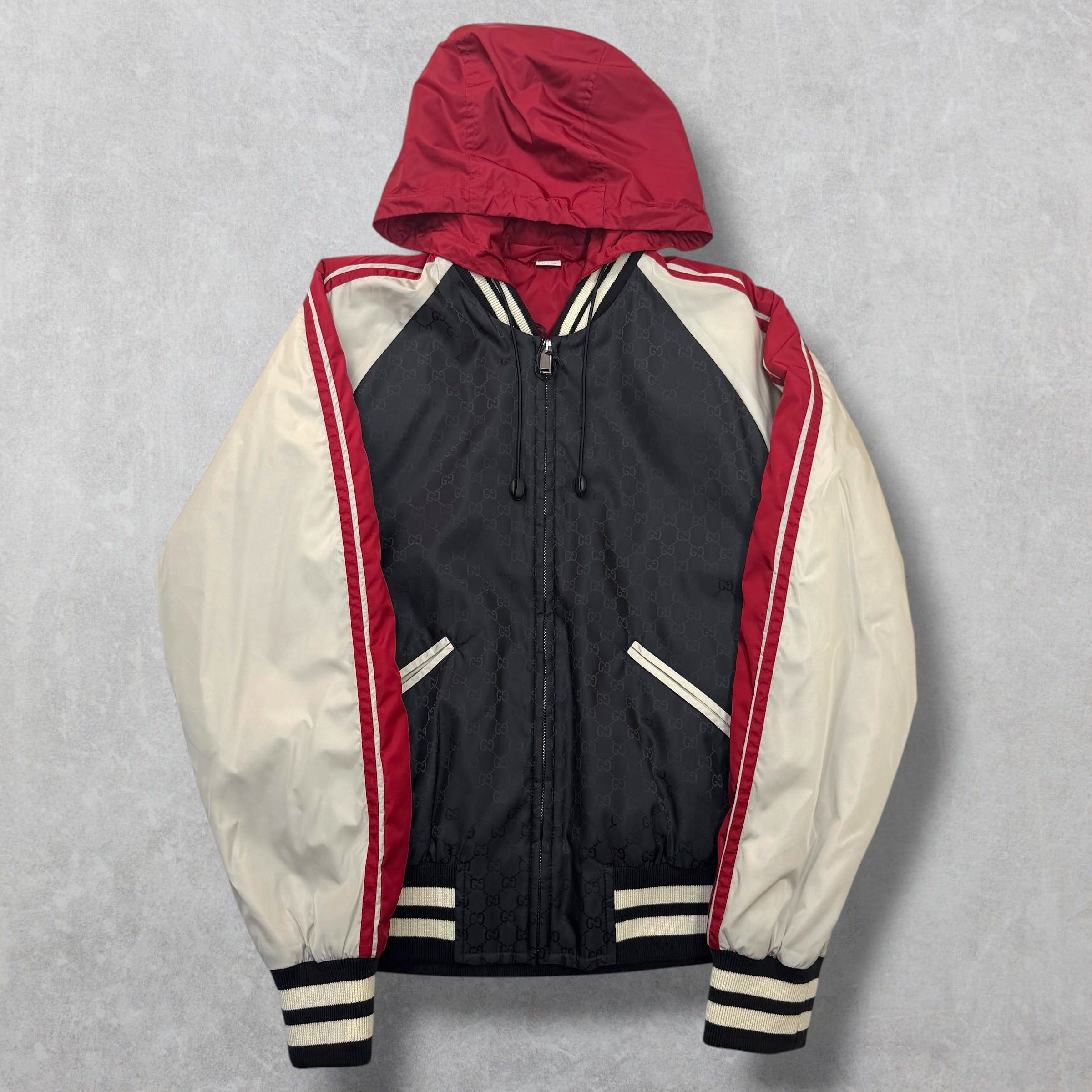 Gucci Gucci Jaquard GG Supreme Windbreaker Bomber 44 (XS) Size US XS / EU 42 / 0 - 2 Thumbnail