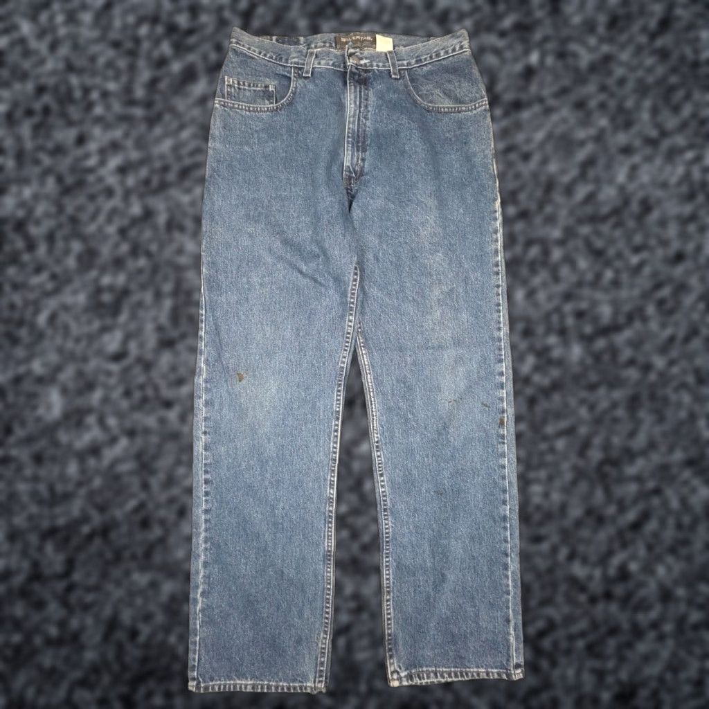 Levi's VINTAGE Levi's Silvertab Jeans Men 32 x 32 Blue Denim Loose Fit 90s Rock Logo USA Size US 32 / EU 48 - 1 Thumbnail