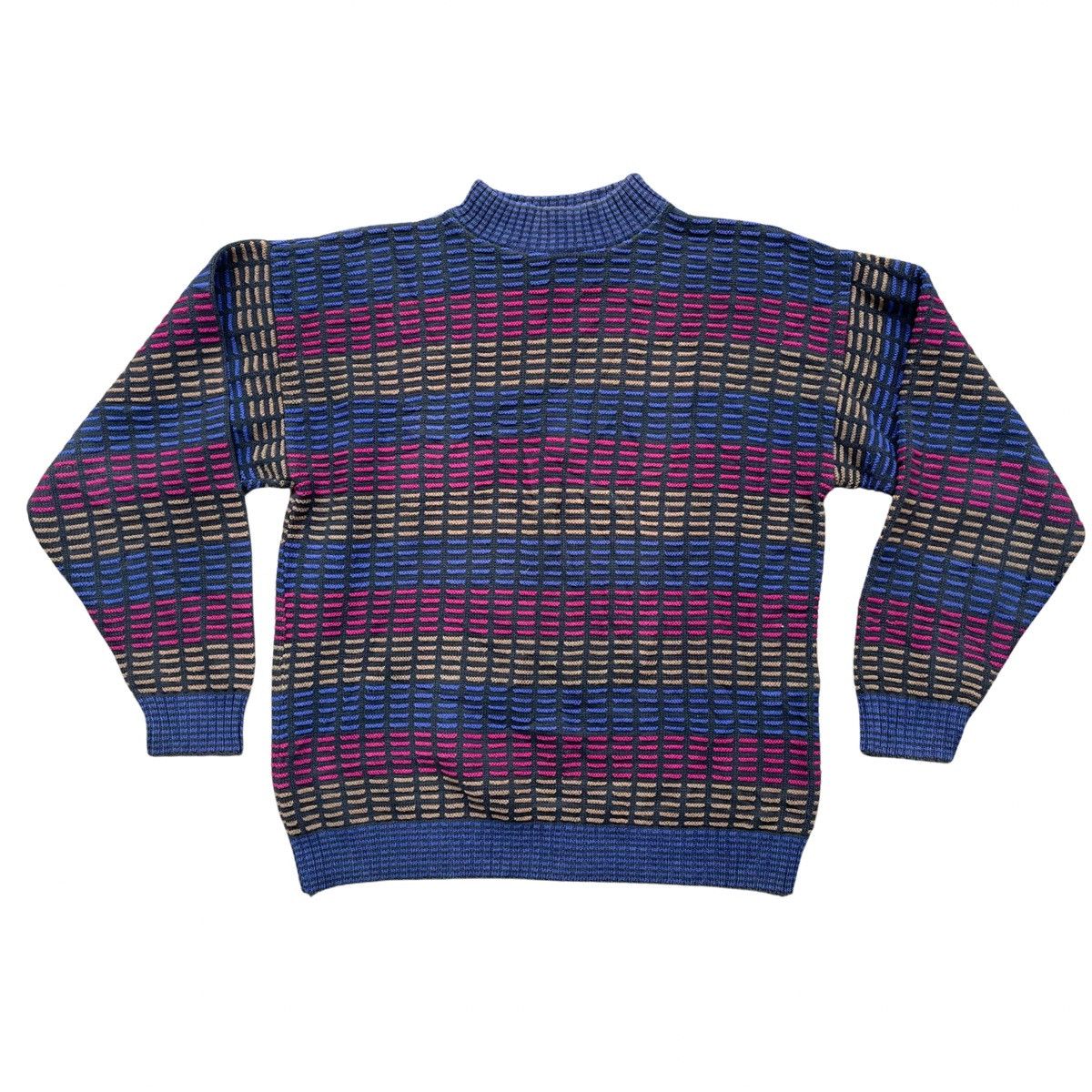 Christian Dior Monsieur × Designer × Vintage Vintage 80s Christian Dior Monsieur Striped Sweater Crewneck Size US M / EU 48-50 / 2 - 1 Thumbnail