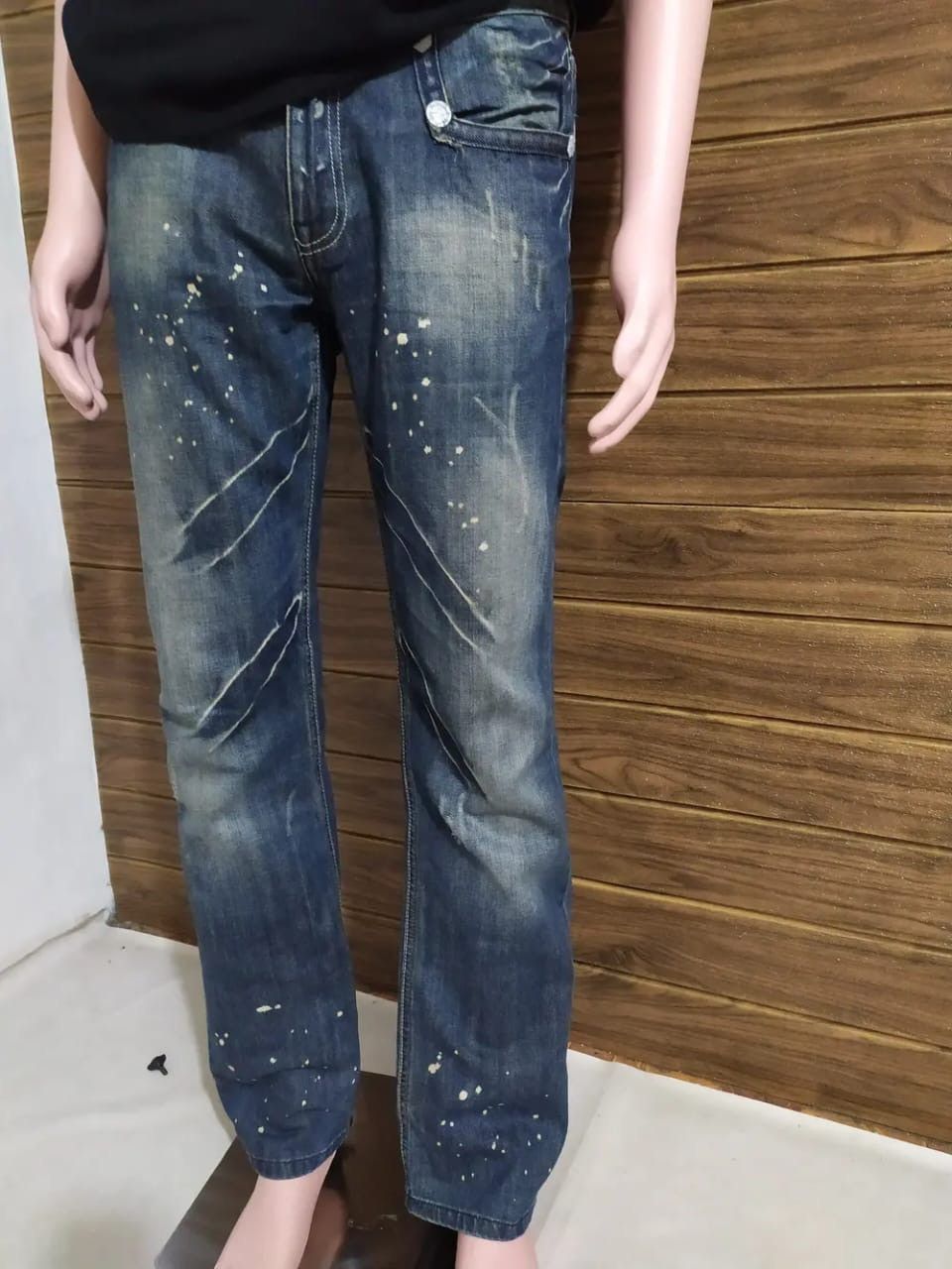 John Galliano John Galliano 2008 Denim painter distressed Jeans Pants Size US 30 / EU 46 - 16 Thumbnail