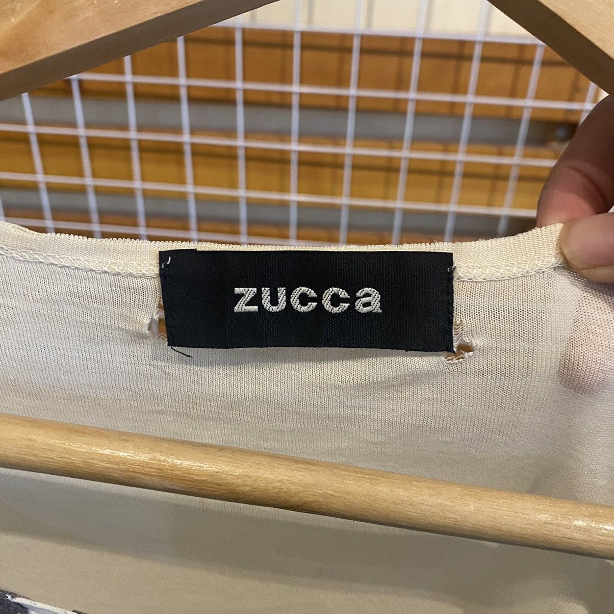 CABANE de ZUCCa × Japanese Brand Vtg Zucca Floral See Through Boxy Oversized T-Shirts Size US M / EU 48-50 / 2 - 12 Thumbnail