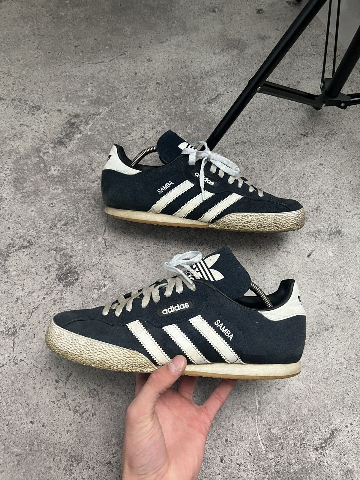 Adidas × Vintage Vintage Adidas Samba 90s Rare Sneakers Retro Size US 10.5 / EU 43-44 - 1 Thumbnail