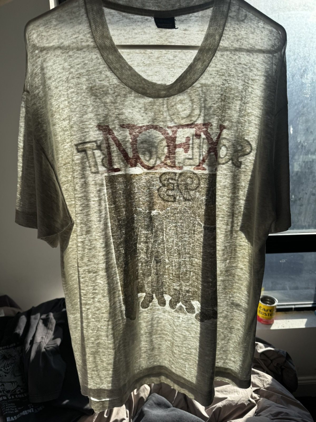 Vintage 1993 Paper Thin NOFX shirt Size US XL / EU 56 / 4 - 5 Thumbnail