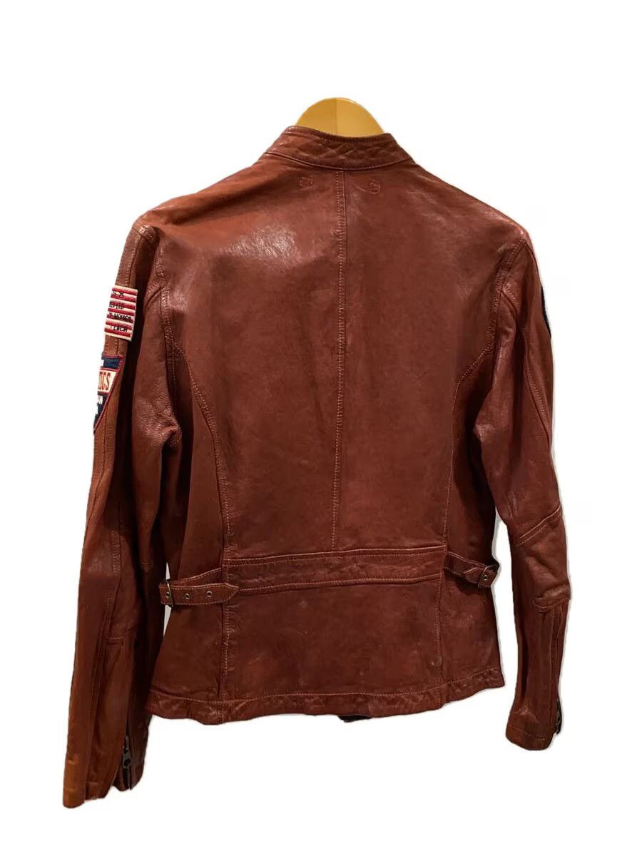 Avirex Avirex Plain Goat Leather Single Rider Jacket Red Size US M / EU 48-50 / 2 - 2 Thumbnail