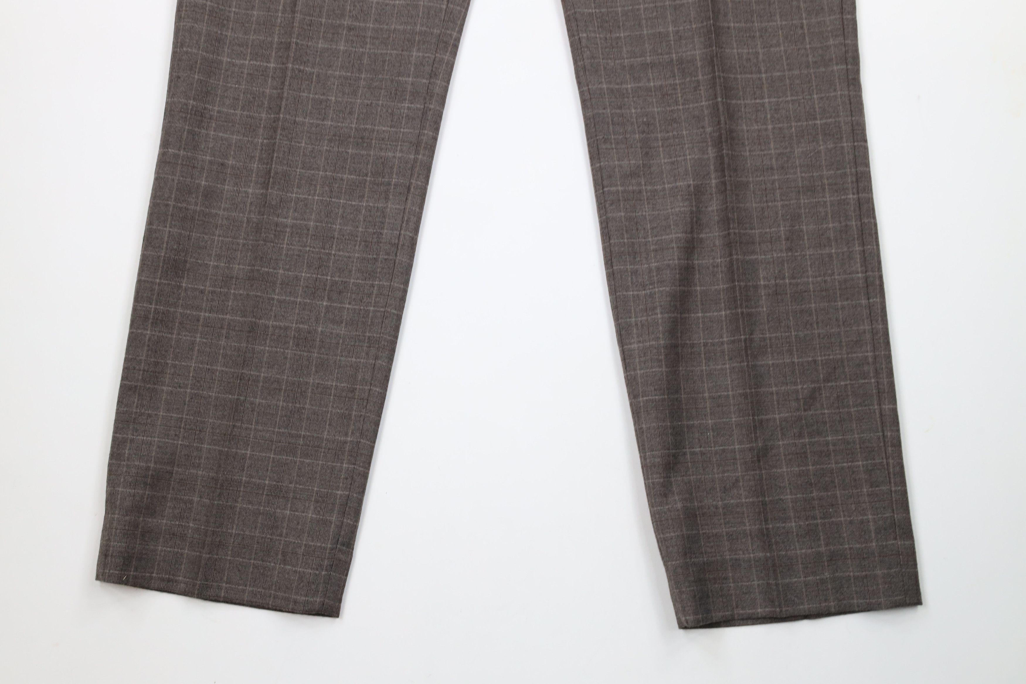 Banana Republic × Vintage Banana Republic Tailored Slim Fit Wool Chino Pants Plaid Size 34 - 4 Thumbnail
