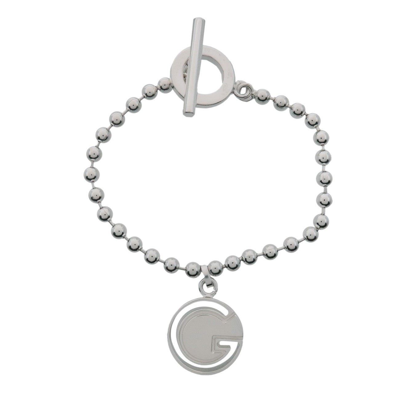 Gucci Gucci Interlocking G Ball Chain Bracelet Sterling Silver Size ONE SIZE - 2 Thumbnail