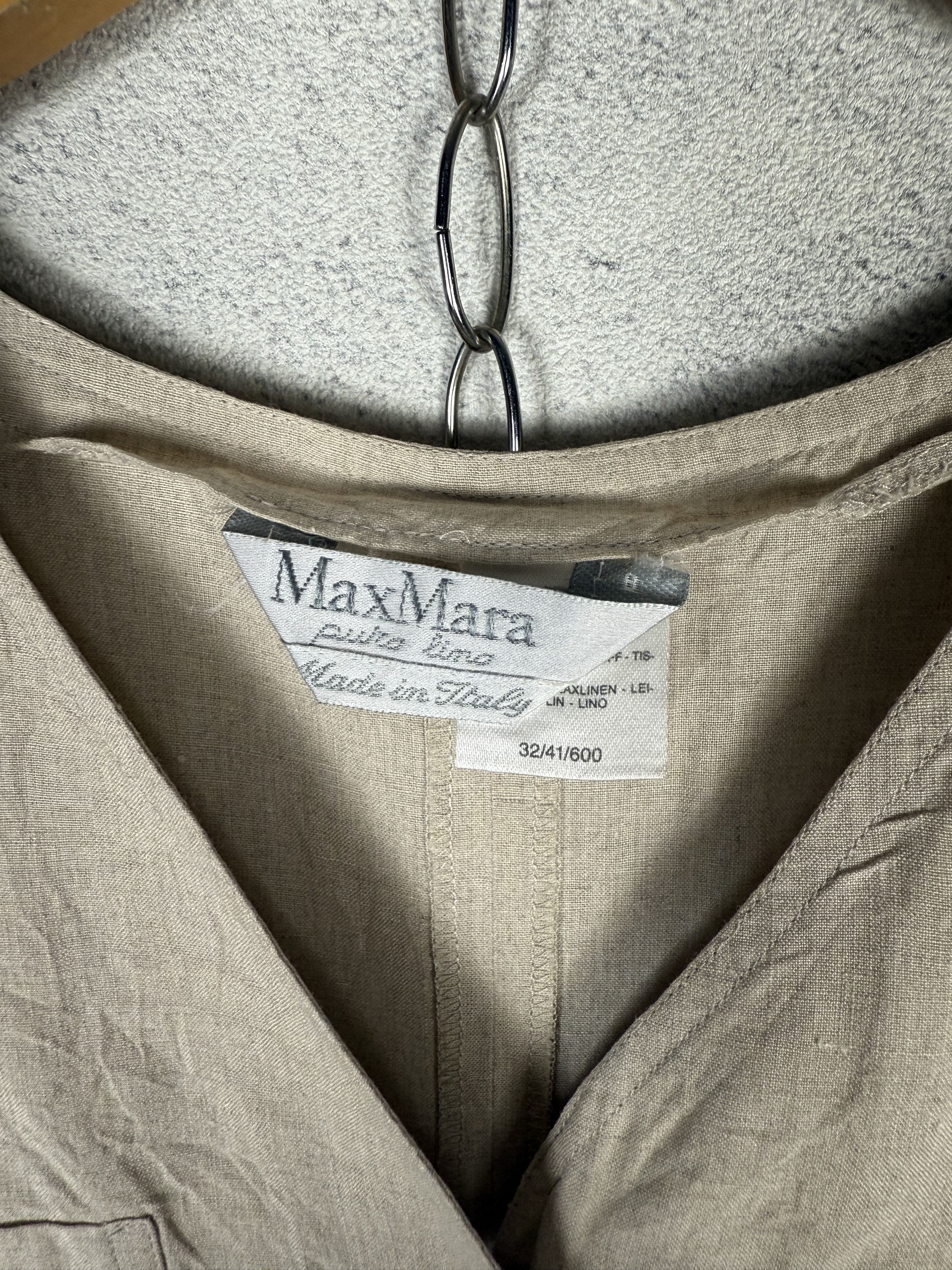 Max Mara Max Mara Linen Dress Size S / US 4 / IT 40 - 4 Thumbnail
