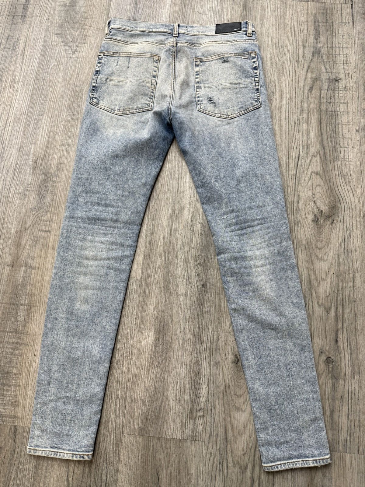 Amiri Amiri MX1 - Blue Watercolor Gradient Patch Denim Size US 34 / EU 50 - 3 Thumbnail