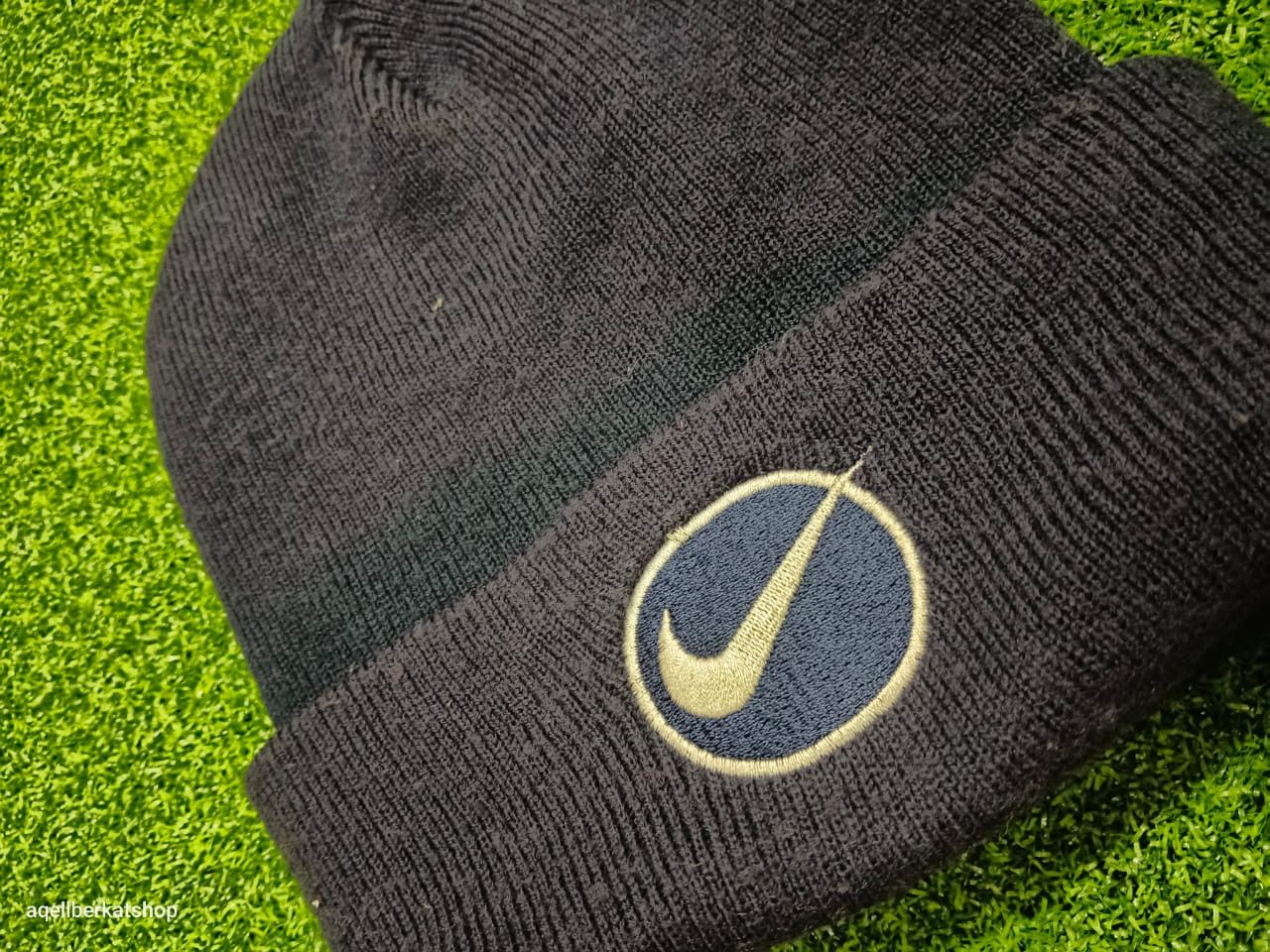 Nike VTG 80s NIKE SWOOSH Taiwan ROC Embroidered Logo Beanie Size ONE SIZE - 5 Thumbnail