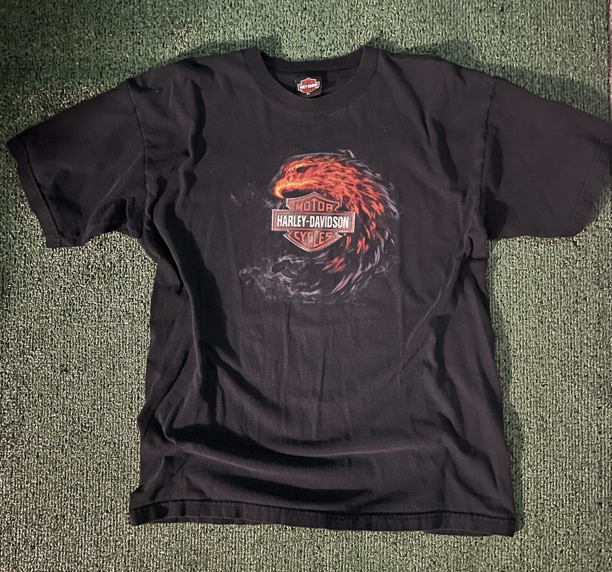 Harley Davidson Made in USA Flame Eagle Harley T-Shirt Size XL Size US XL / EU 56 / 4 - 1 Thumbnail