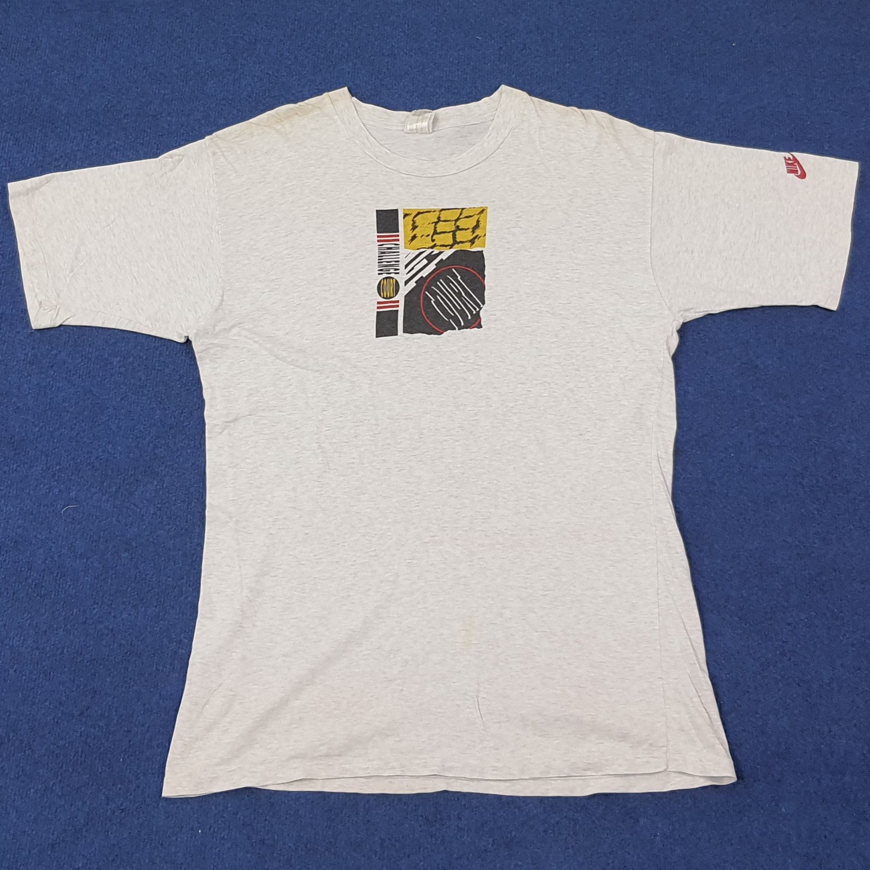 Nike Vintage NIKE Challenge Court Tshirt C239N70 Size US L / EU 52-54 / 3 - 3 Thumbnail