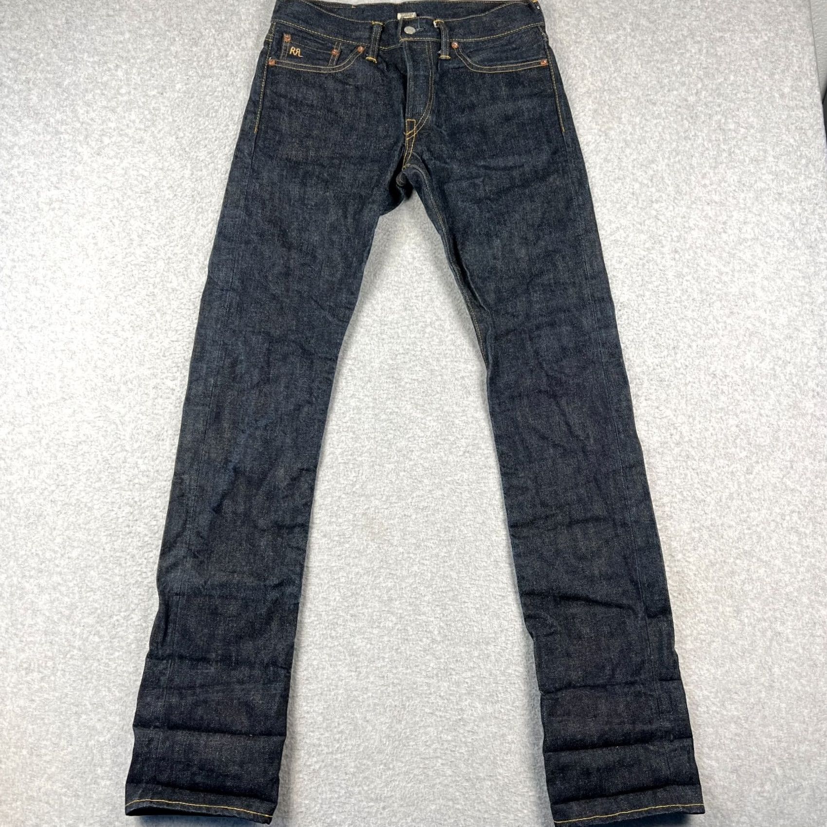 Doublet RRL Double RL Slim Fit Japan Selvedge Denim Jeans 29x34 Mens Blue USA Made Jeans Size US 29 - 2 Thumbnail