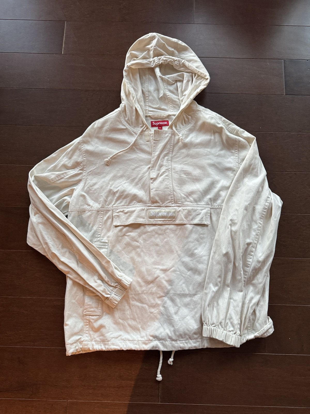 Supreme Supreme Contrast Stitch Twill Pullover | Grailed