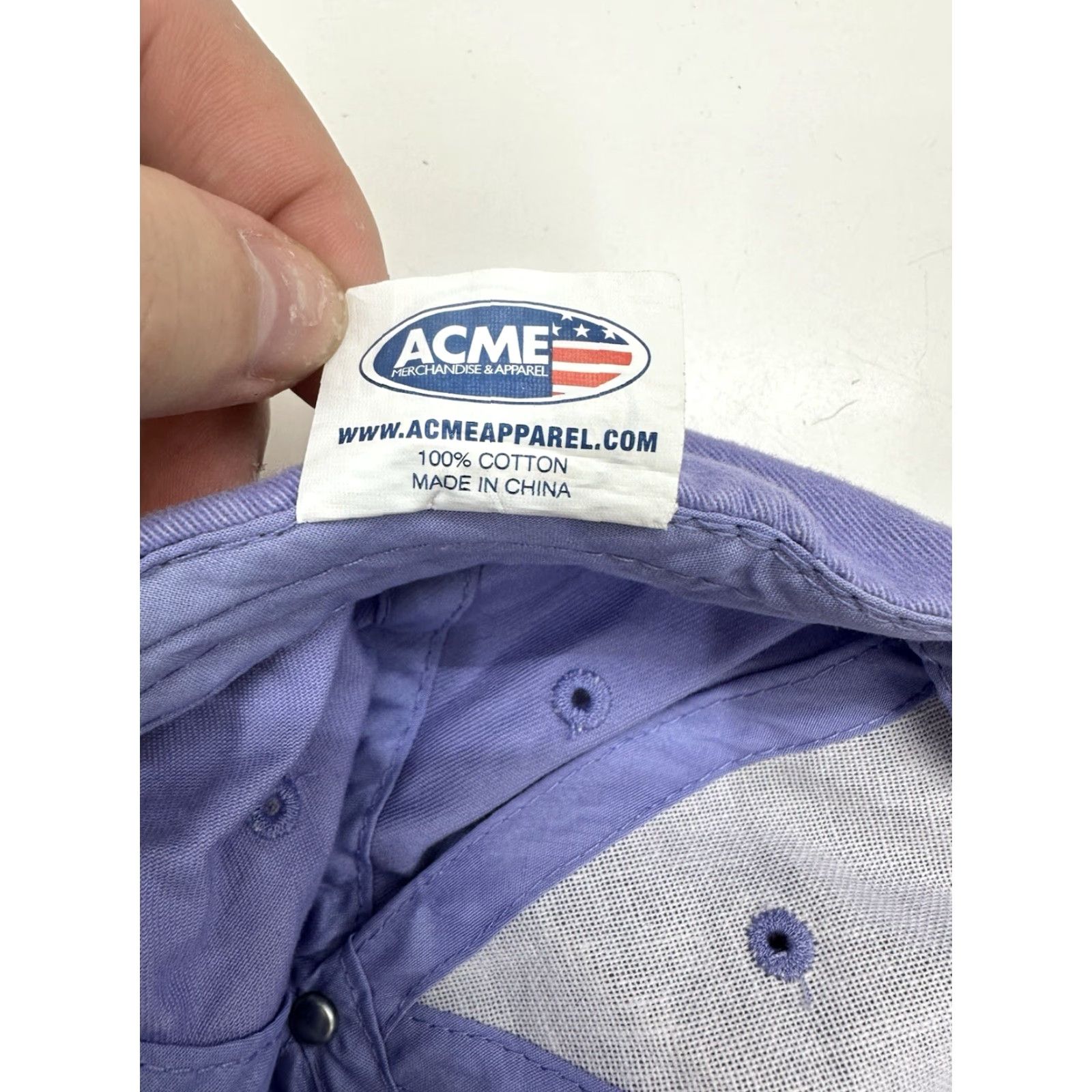 Vintage Acme Miller Lite Baseball Hat Purple Adjustable Beer Cap Mens Baseball Cap Purple Adjustable Beer Cap 90s Theme Vintage: No Size ONE SIZE - 5 Thumbnail