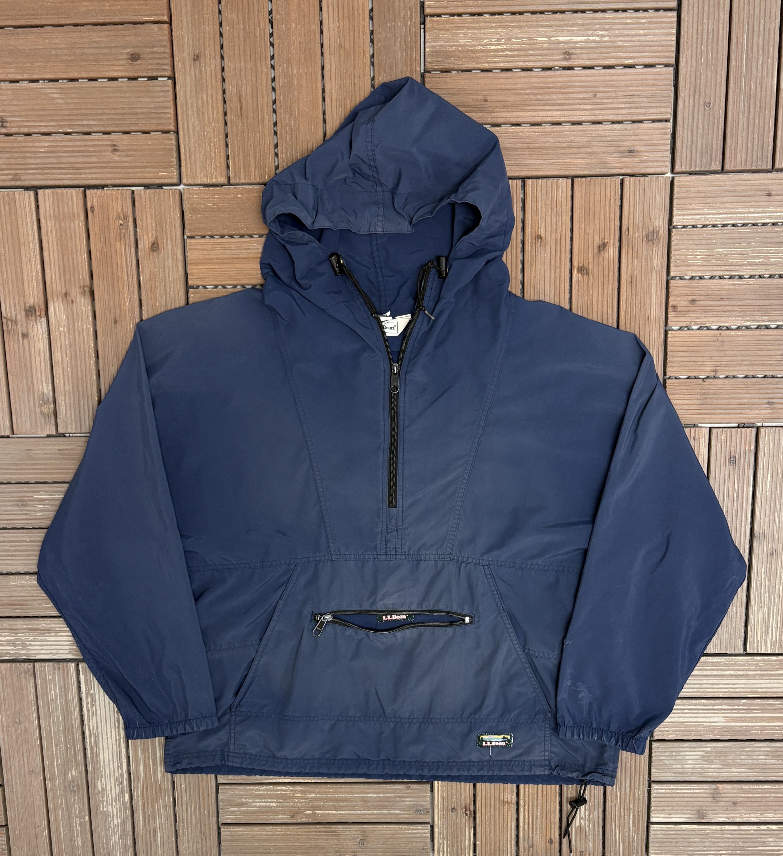 L.L. Bean L.L. Bean Vintage Blue Windbreaker Jacket Size US XL / EU 56 / 4 - 1 Thumbnail