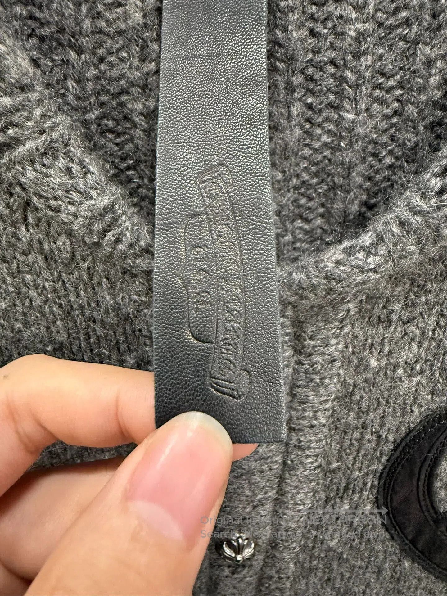 Chrome Hearts Chrome Hearts CH Logo Gray Cashmere Cardigan. Size US L / EU 52-54 / 3 - 4 Thumbnail