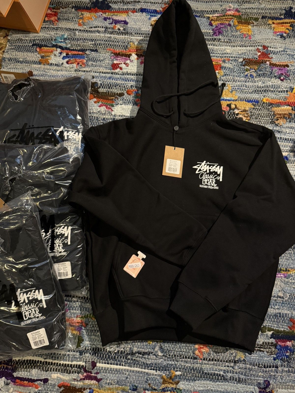 Stussy Stussy Classic Gear Hoodie - Black - size Small Size US S / EU 44-46 / 1 - 2 Thumbnail