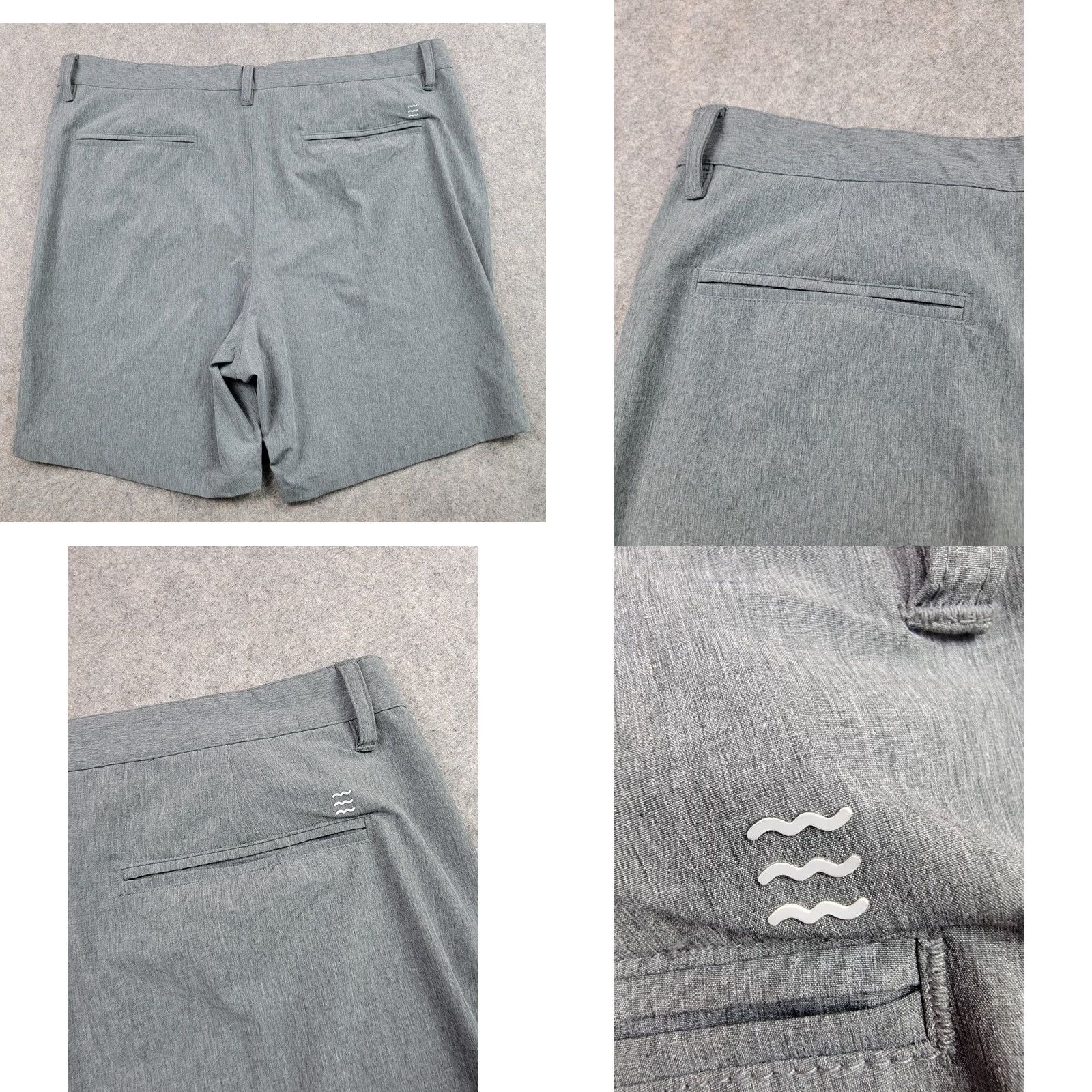 Vintage Free Fly Shorts Mens 36 Gray 7'' Inseam Pockets Outdoor Active Bermuda Beach Sports Casual Size US 36 / EU 52 - 8 Thumbnail
