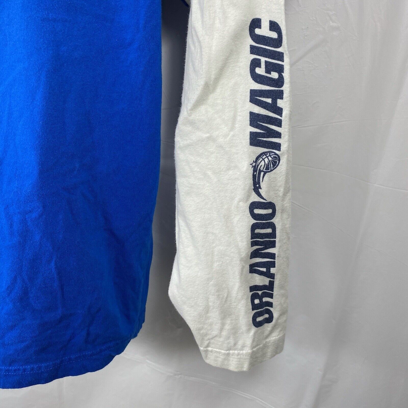 NBA UNK Orlando Magic Blue & White Basketball Graphic T Shirt Size US XL / EU 56 / 4 - 8 Thumbnail