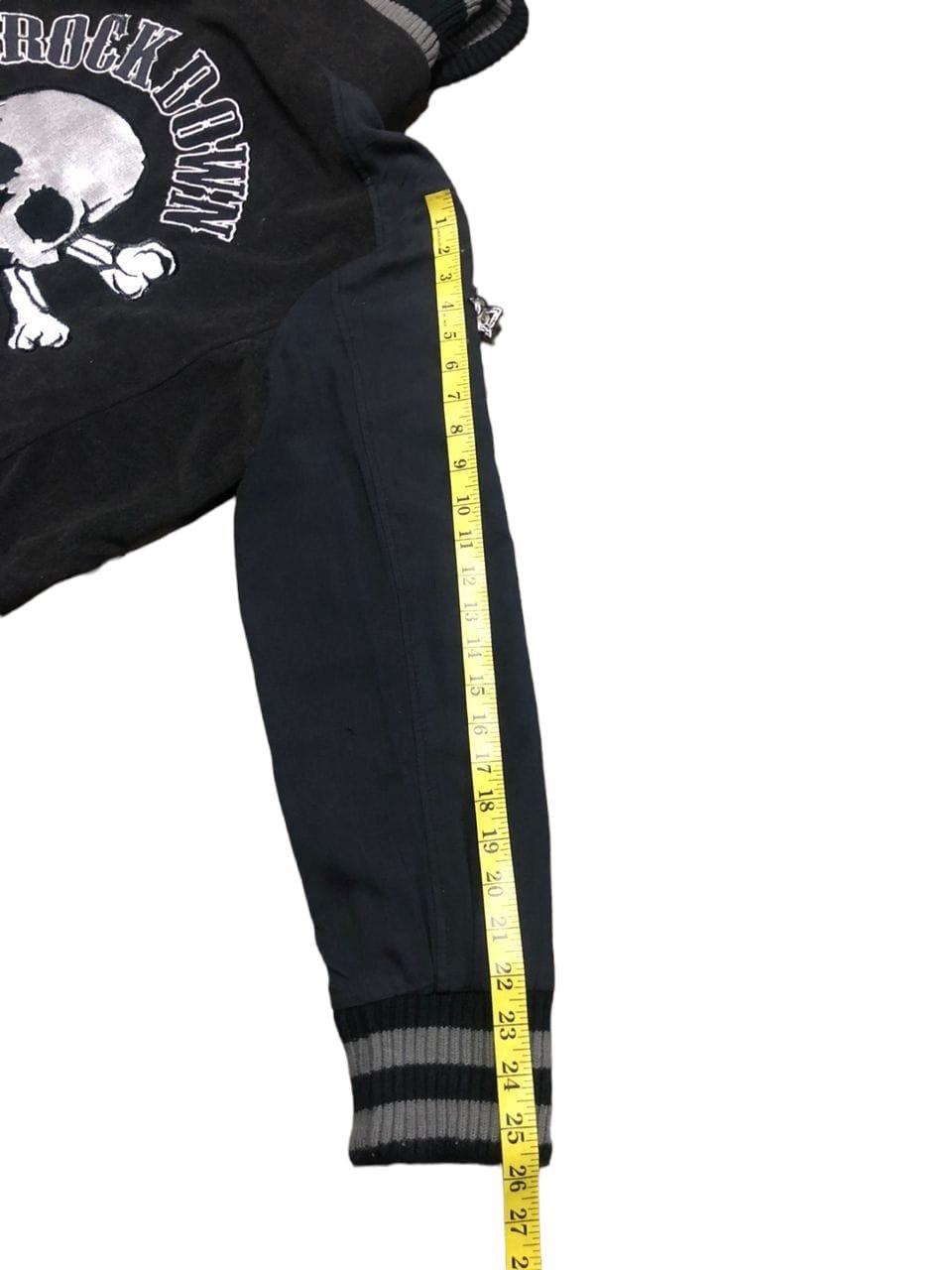 If Six Was Nine × Japanese Brand Dig Deep Embroidered Skull Crossbone Varsity Jacket Size US L / EU 52-54 / 3 - 15 Thumbnail