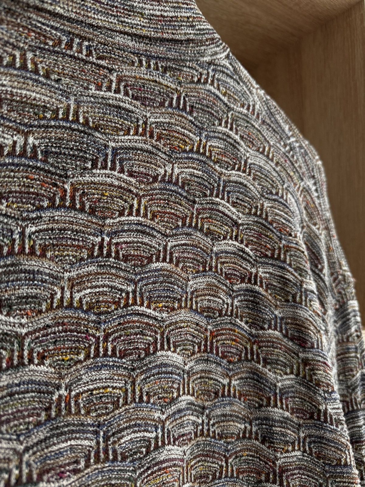 Missoni × Vintage Vintage Example by Missoni Mosaic Pattern Luxury Sweatshirt Size US XL / EU 56 / 4 - 12 Thumbnail