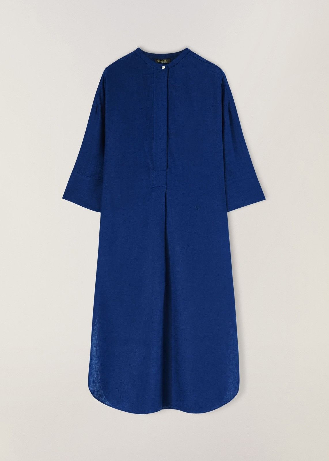 Loro Piana o1srvl11e0824 Lindsie Solaire Midi Dress in Blue Size L / US 10 / IT 46 - 1 Thumbnail